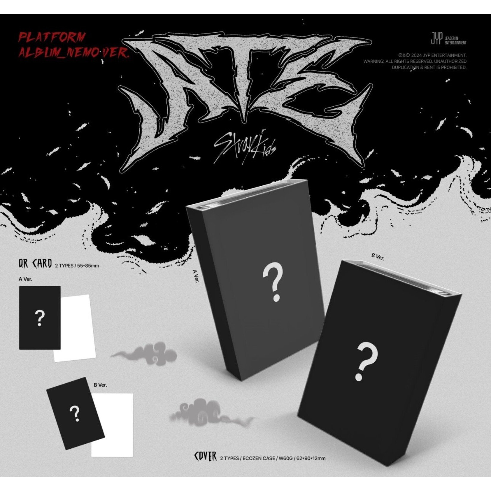 Stray Kids Stray Kids - 9th Mini Album [ATE] [PLATFORM ALBUM_NEMO VER.] + Random Photocard (JYP SHOP)