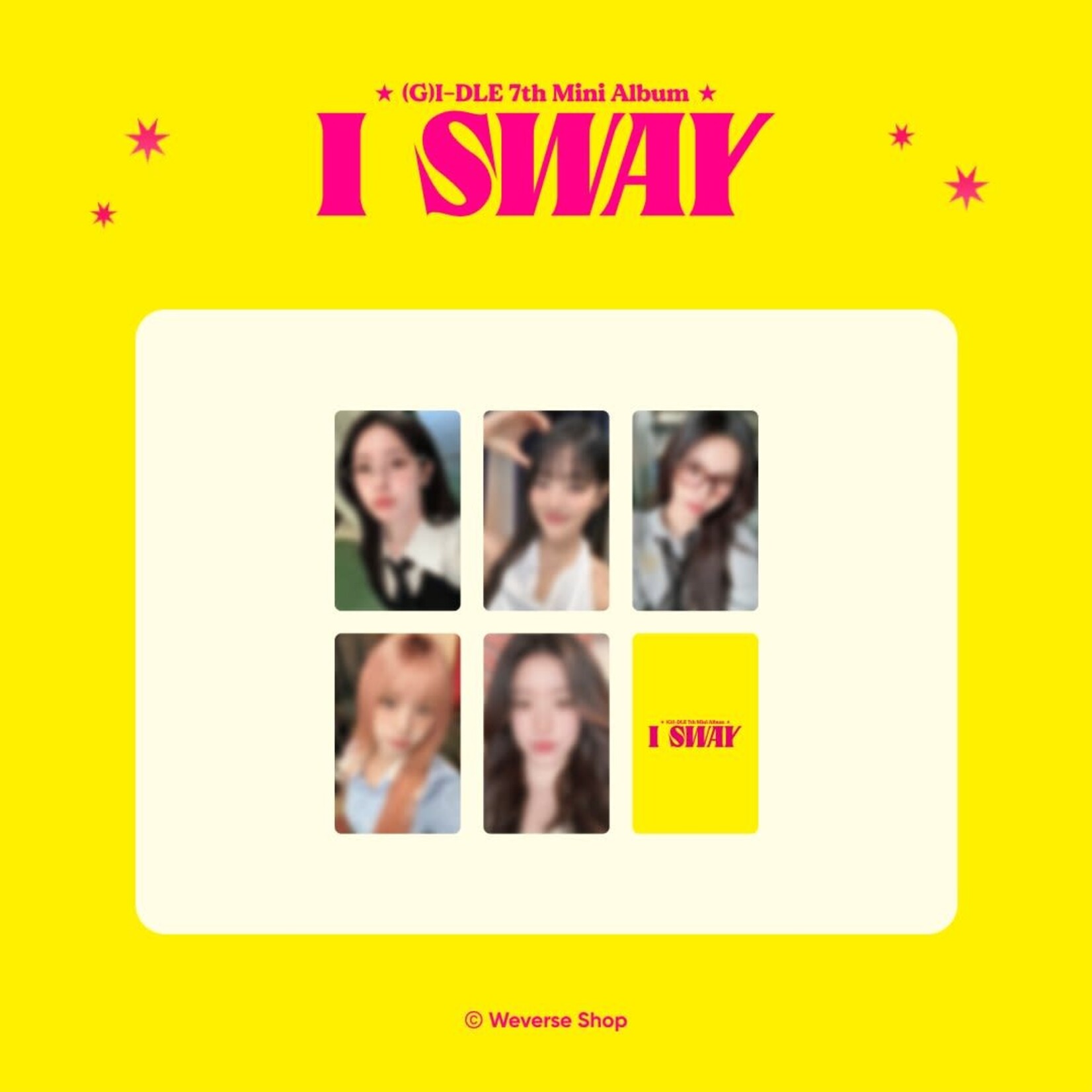 i-dle* (G)I-DLE - 7th Mini Album [I SWAY] (Photobook Ver.) + Weverse Gift (WS)