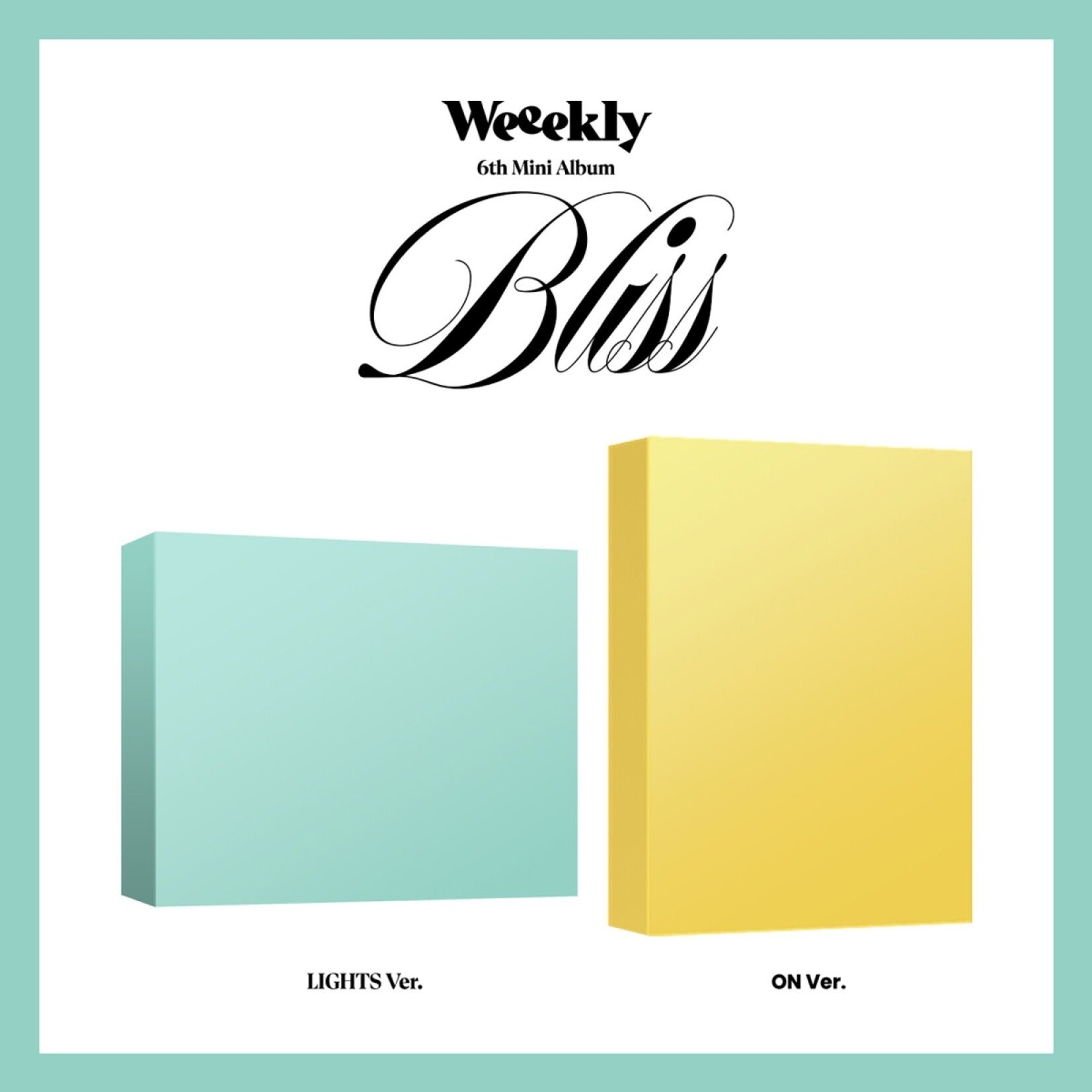Weeekly Weeekly - 6th Mini Album [Bliss] (Photobook Ver.)