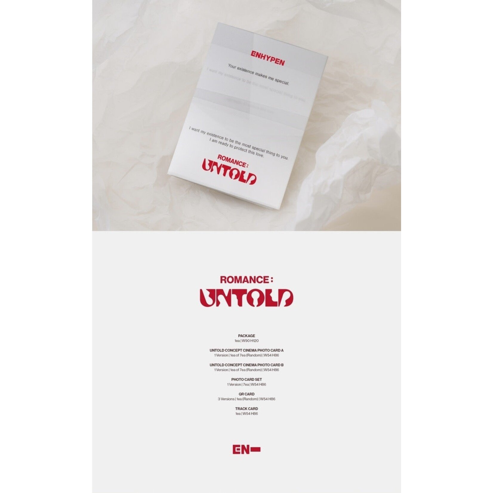 Enhypen ENHYPEN - ROMANCE : UNTOLD (Weverse Albums ver.)