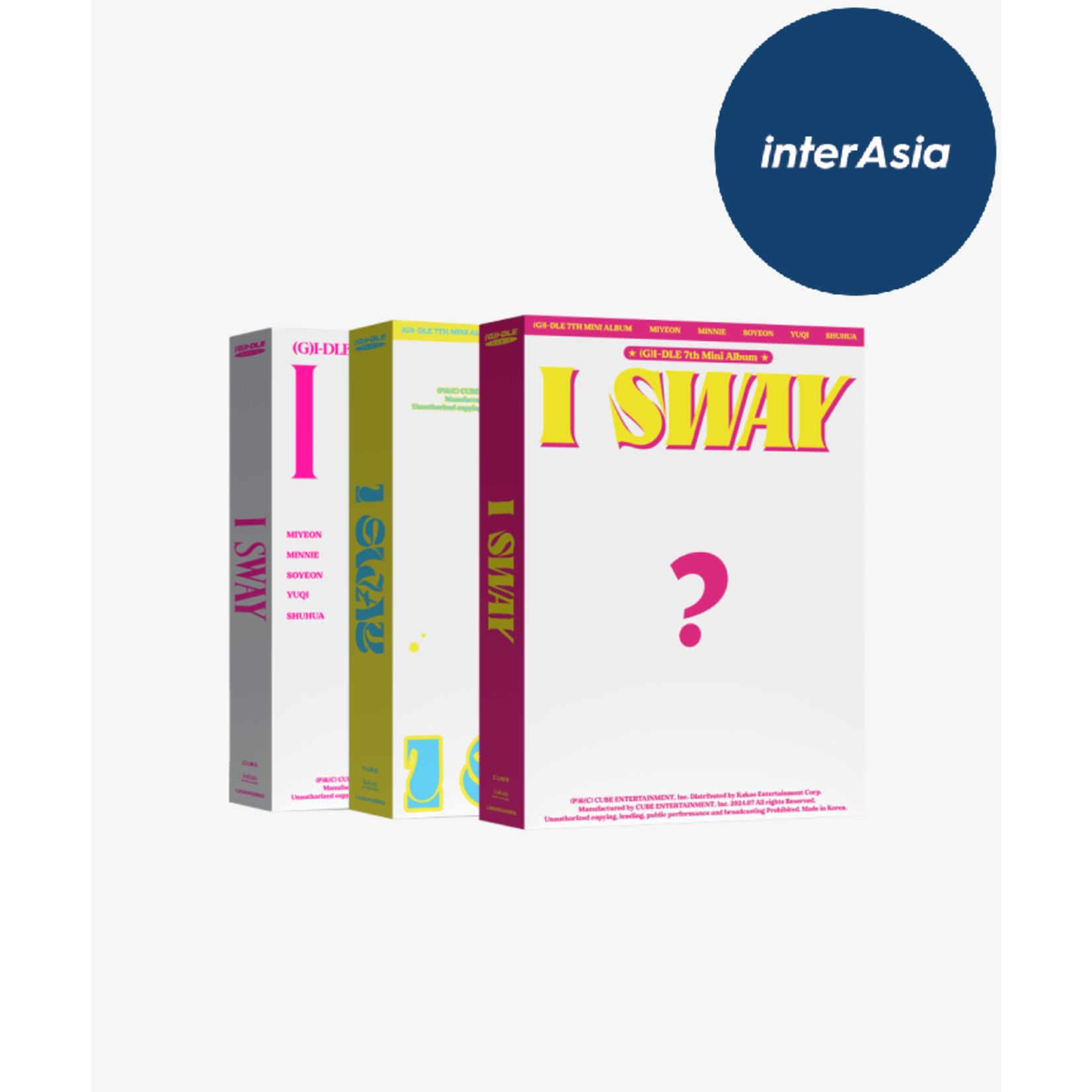 (G)I-DLE (G)I-DLE - 7th Mini Album [I SWAY] (Photobook Ver.) + interAsia Exclusive Photocard