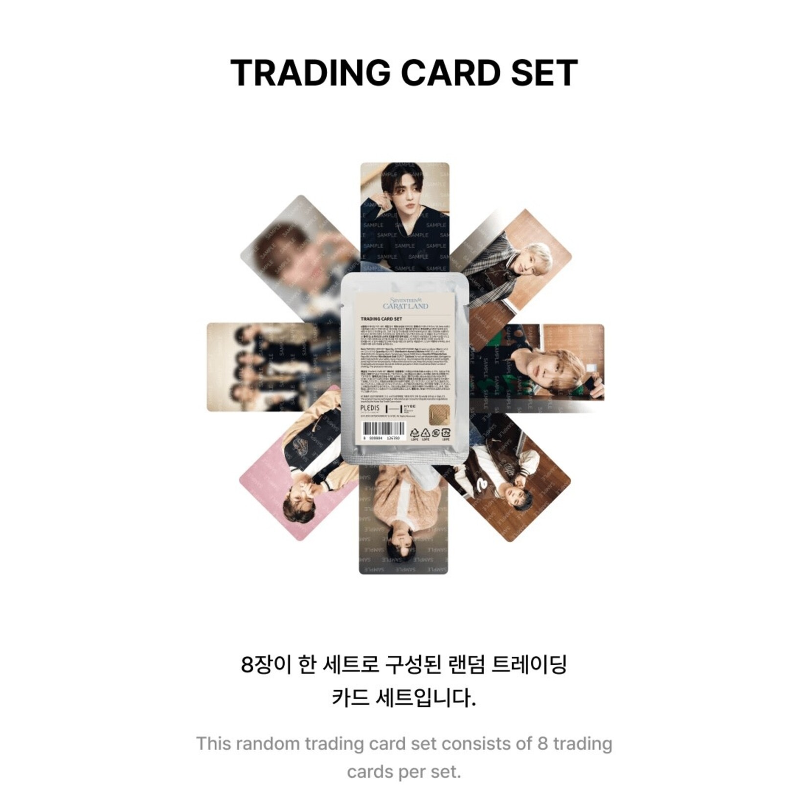 Seventeen SEVENTEEN - SVT 8TH FAN MEETING  Trading Card Set