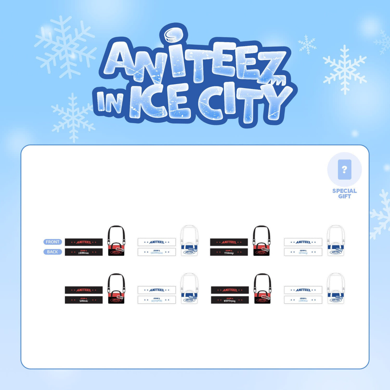 ATEEZ ATEEZ X ANITEEZ - [ANITEEZ IN ICE CITY] MD 05. HOCKEY CLUB MASCOT SET