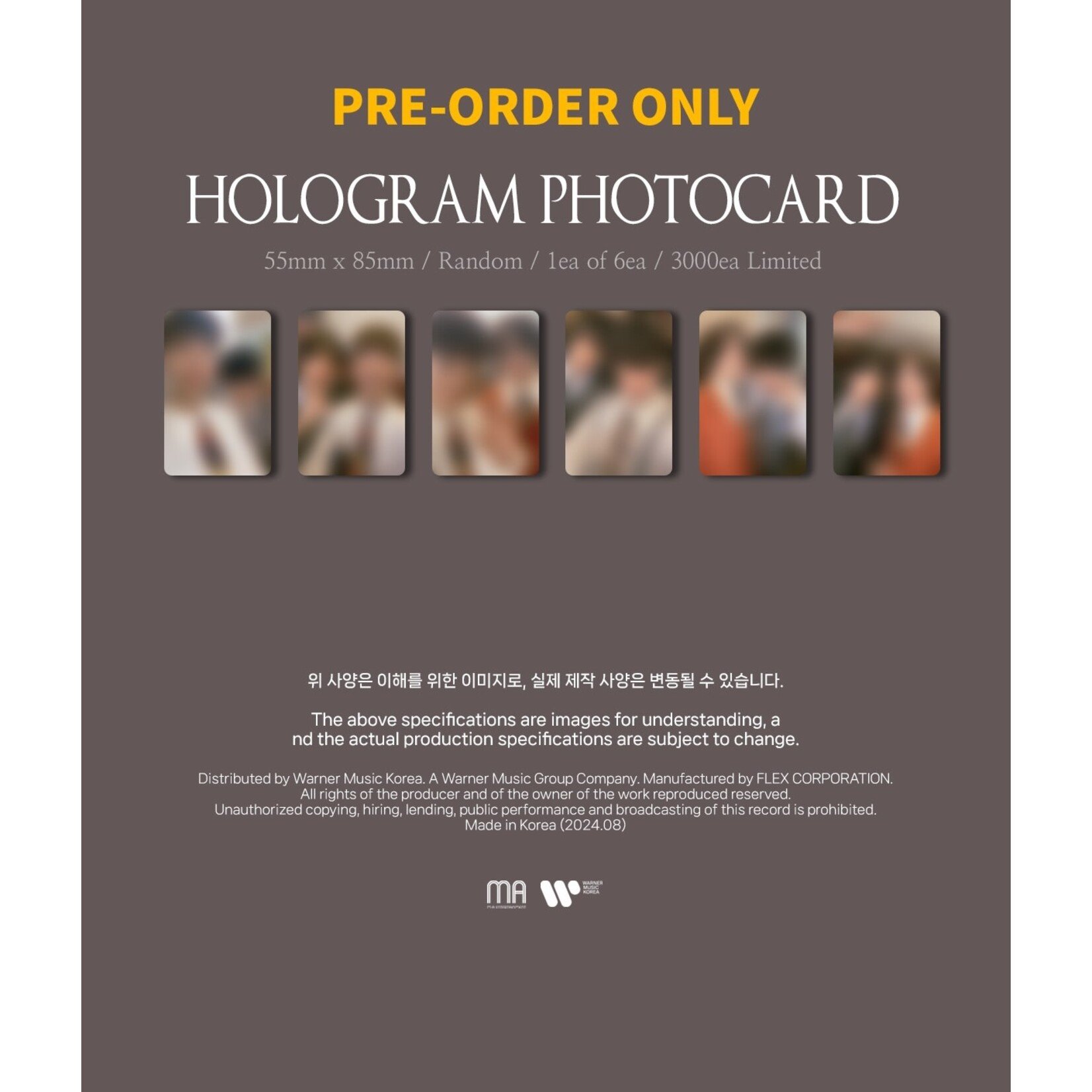 B.A.P BANG&JUNG&YOO&MOON - The EP Album [CURTAIN CALL] + Random Photocard (interAsia)