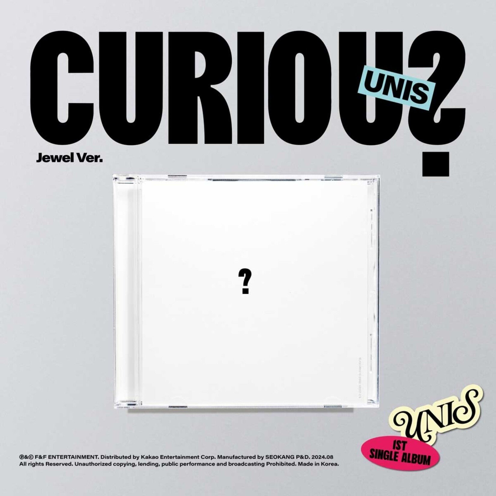 UNIS UNIS - 1st Single Album [CURIOUS] (Jewel Ver.)