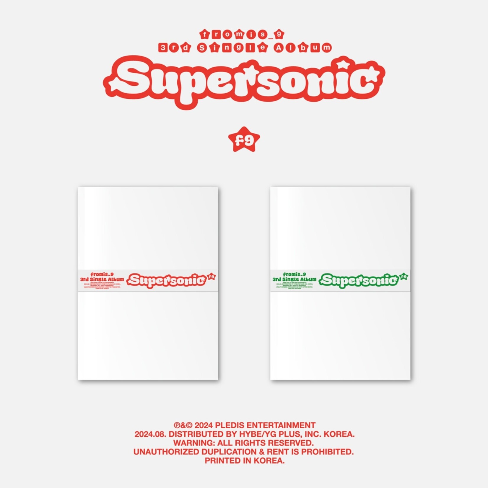Fromis_9 fromis_9 - 3rd Single Album [Supersonic] (Photobook ver.)
