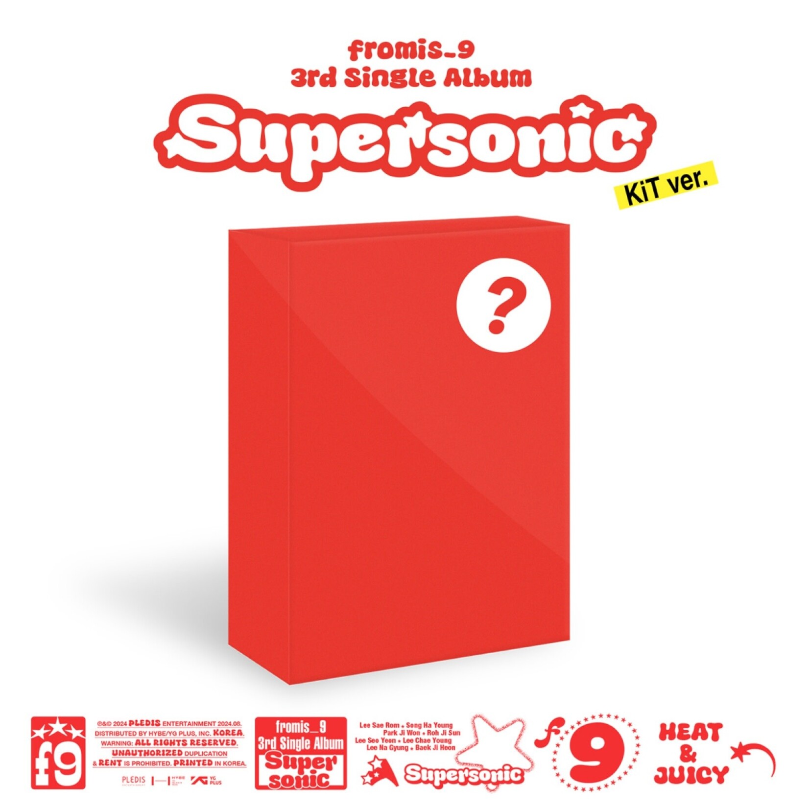 Fromis_9 fromis_9 - 3rd Single Album [Supersonic] (KiT ver.)