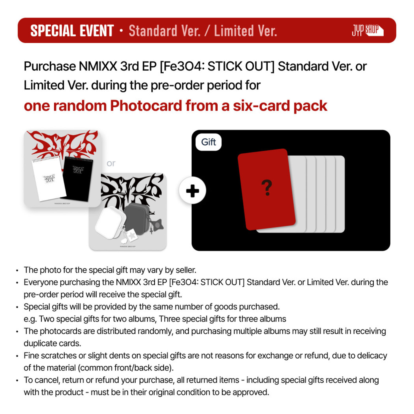 NMIXX NMIXX - Fe3O4: STICK OUT (Photobook Ver.) + Random Photocard (JYP SHOP)