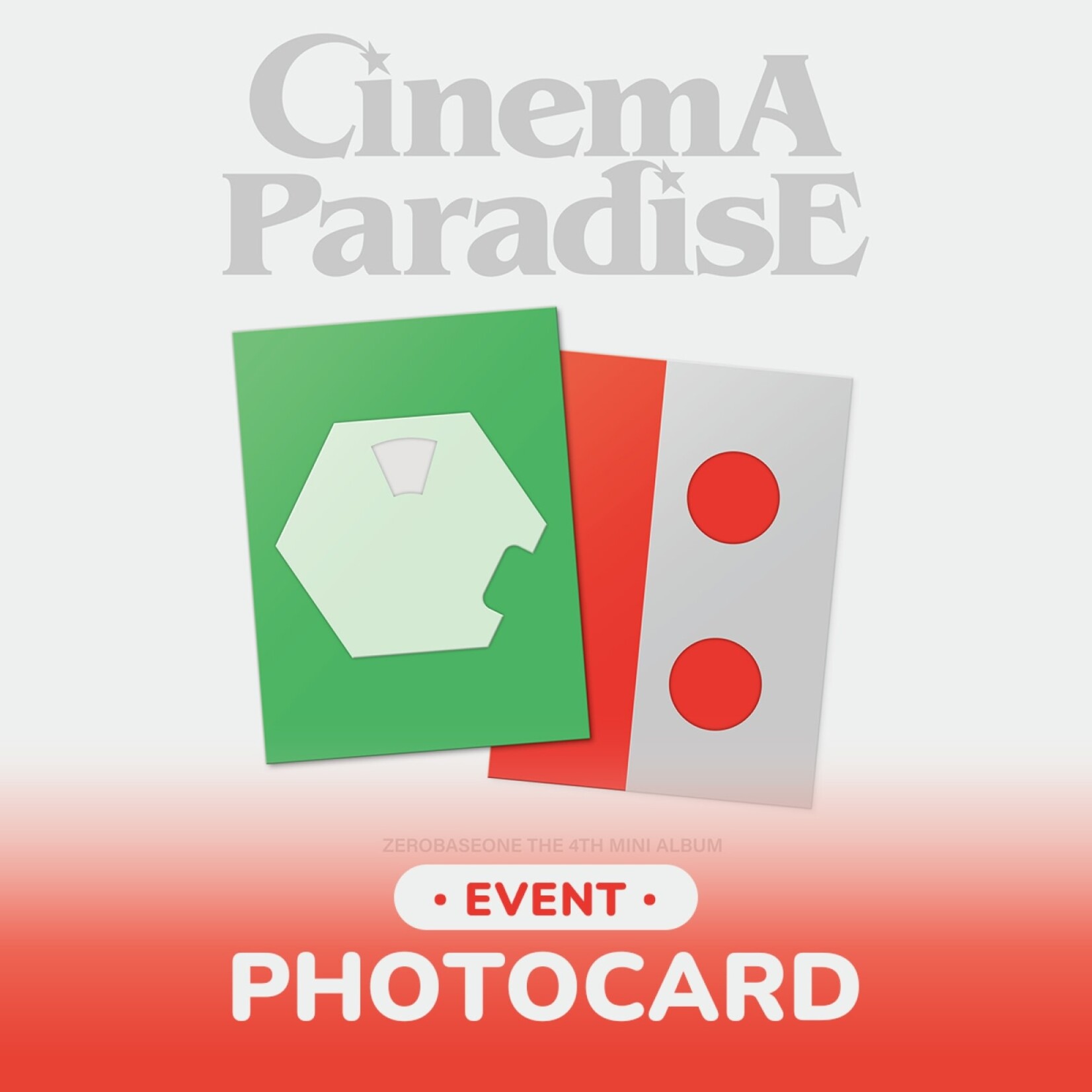 ZeroBaseOne ZEROBASEONE - 4th Mini Album [CINEMA PARADISE] (Photobook Ver.) + Random Photocard (wm)