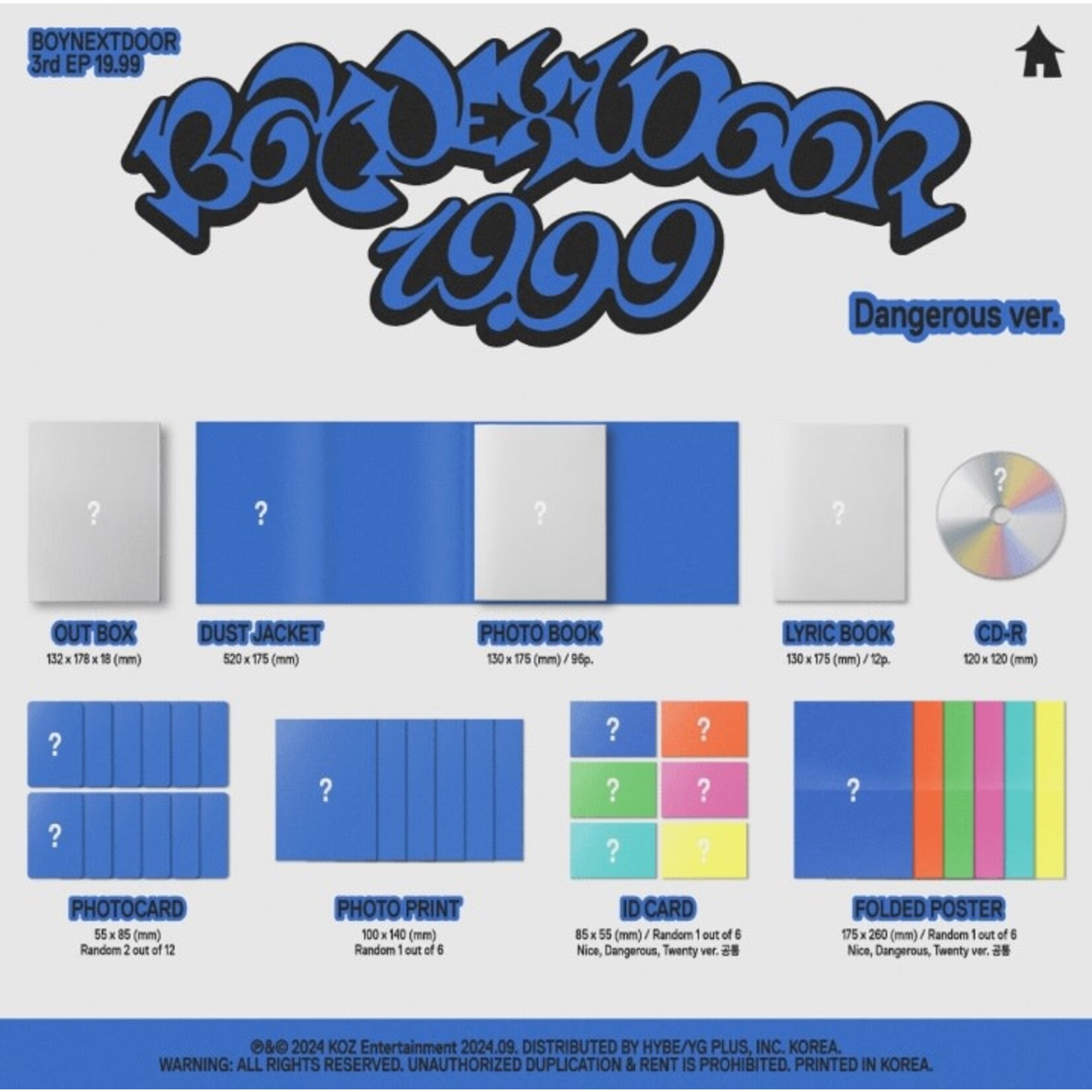 BoyNextDoor BOYNEXTDOOR - 3rd EP [19.99] (Photobook ver.) + Weverse Gift (WS)