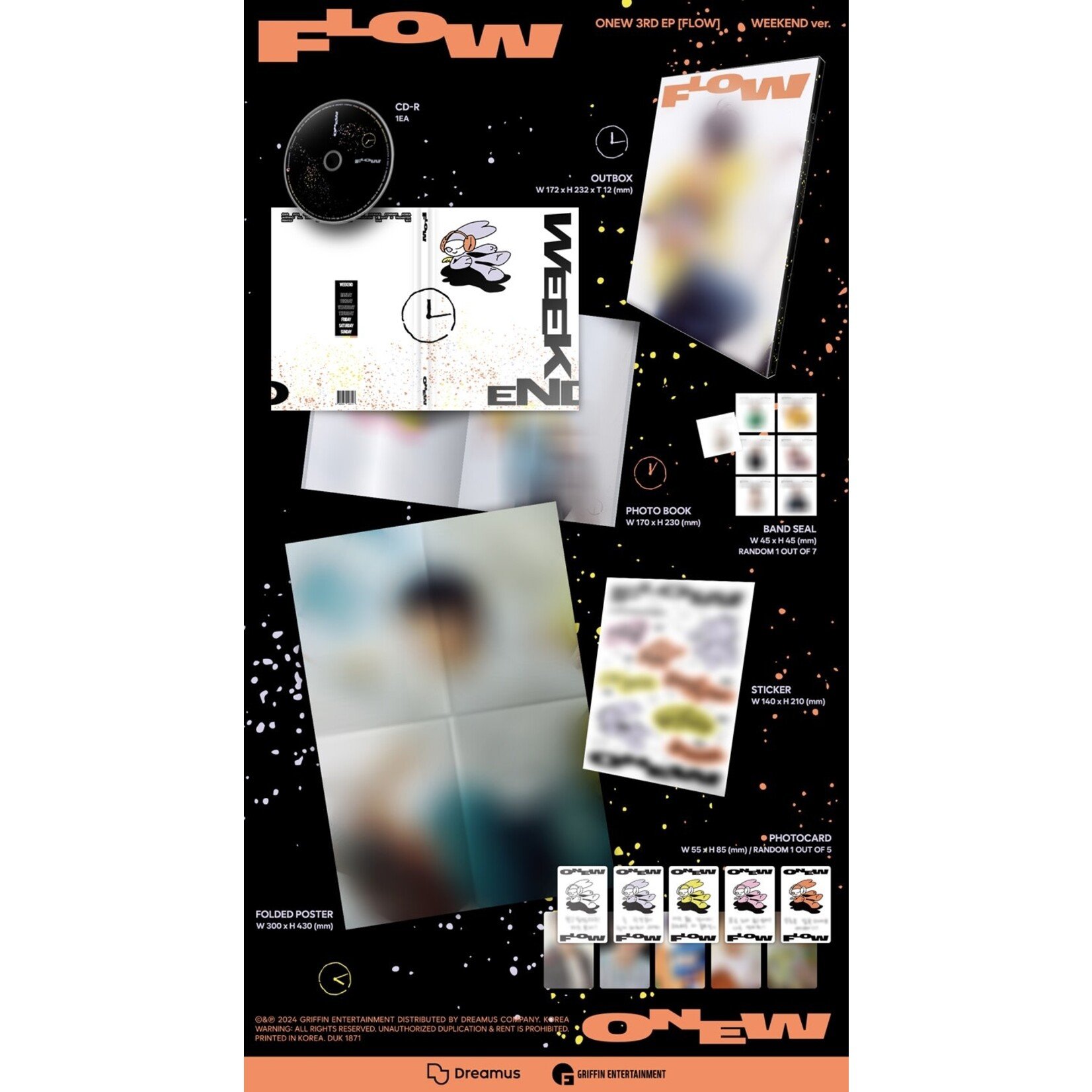 Shinee ONEW - 3rd EP Album [FLOW] (Photobook Ver.)