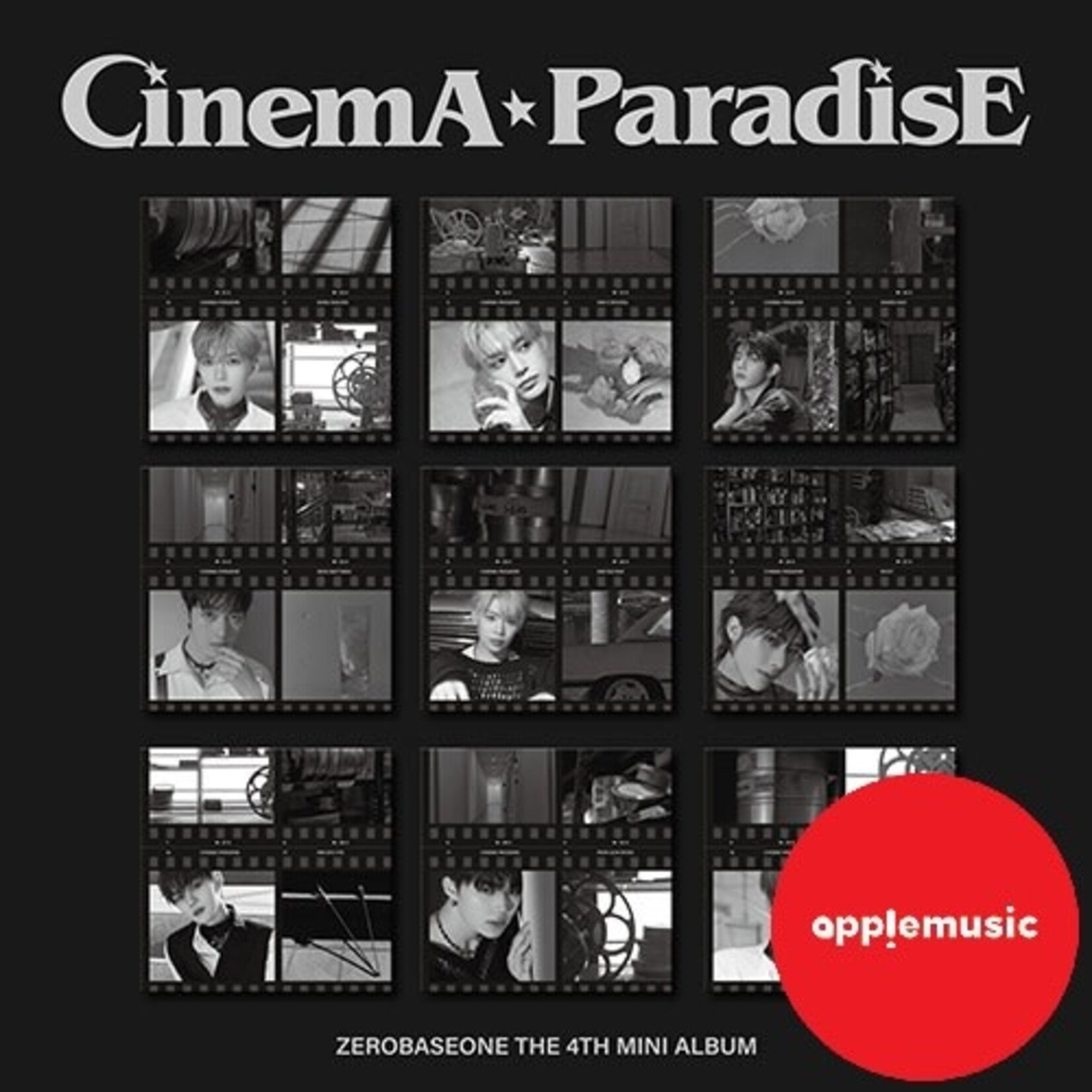 ZeroBaseOne ZEROBASEONE - 4th Mini Album [CINEMA PARADISE] (DIGIPACK ver.) +Random Photocard (APPLE MUSIC)