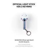 SEVENTEEN - Official Light Stick Ver.3 Keyring - K-Town