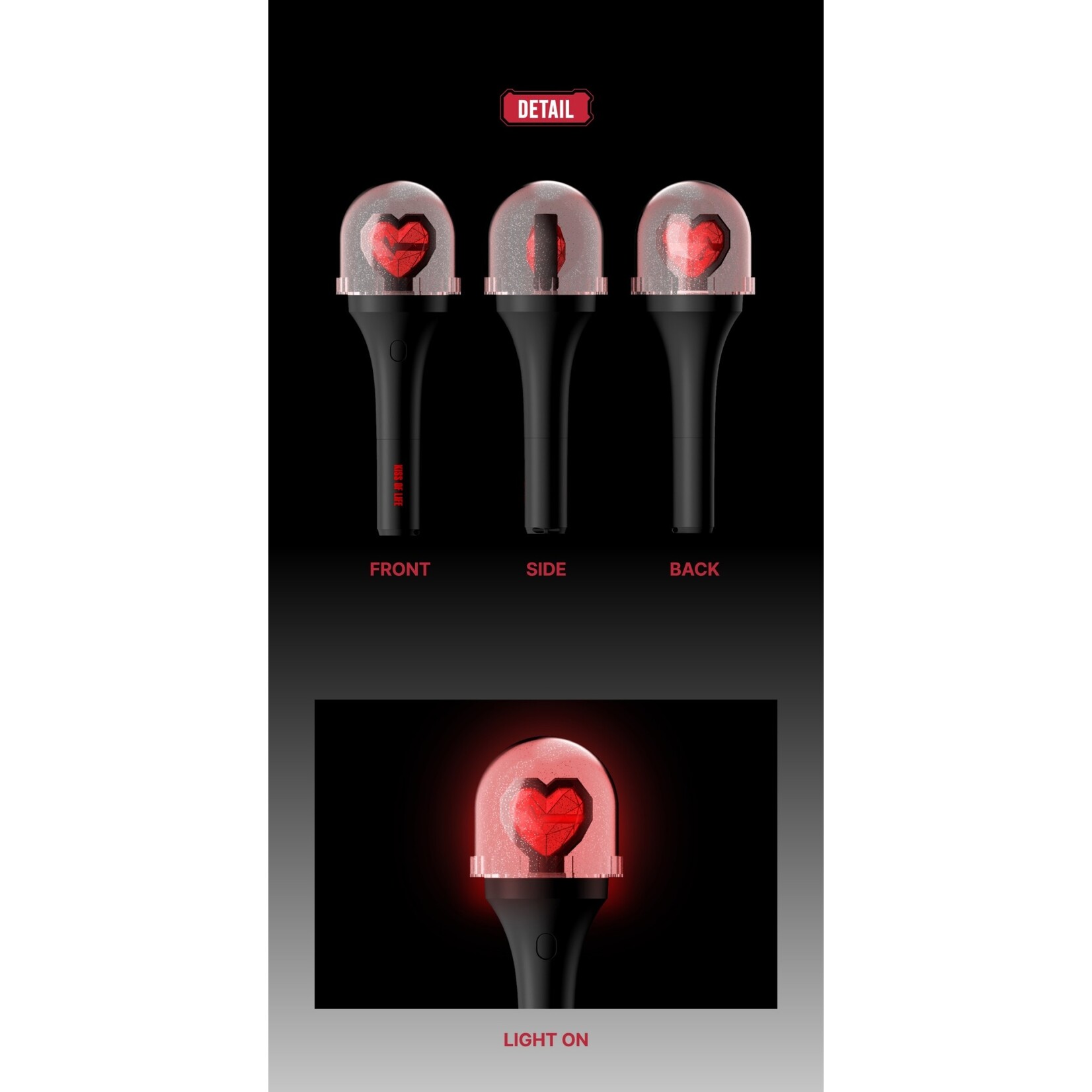 KISS OF LIFE KISS OF LIFE - OFFICIAL LIGHT STICK