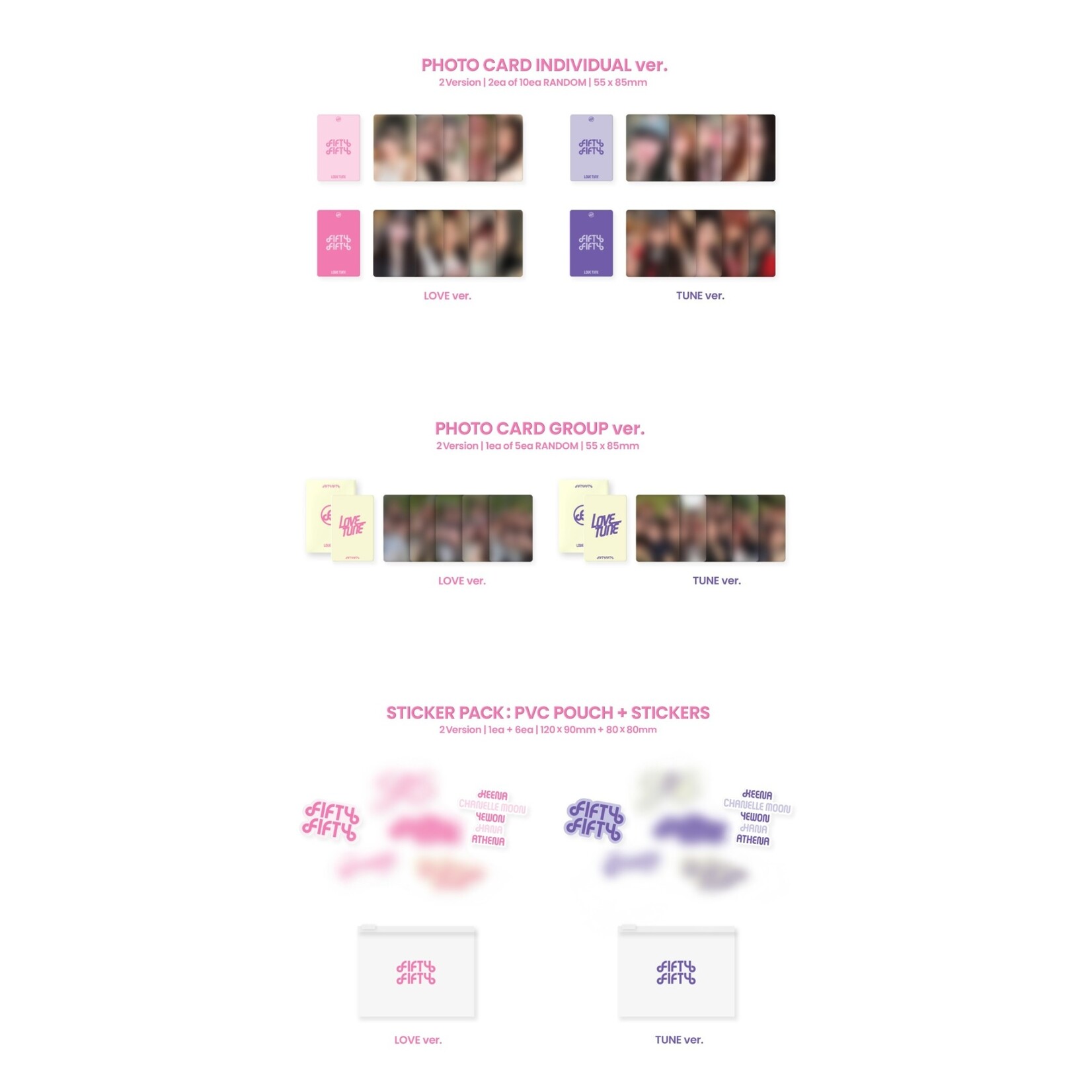 Fifty Fifty FIFTY FIFTY - 2nd EP ALBUM [Love Tune] (Photobook ver.)