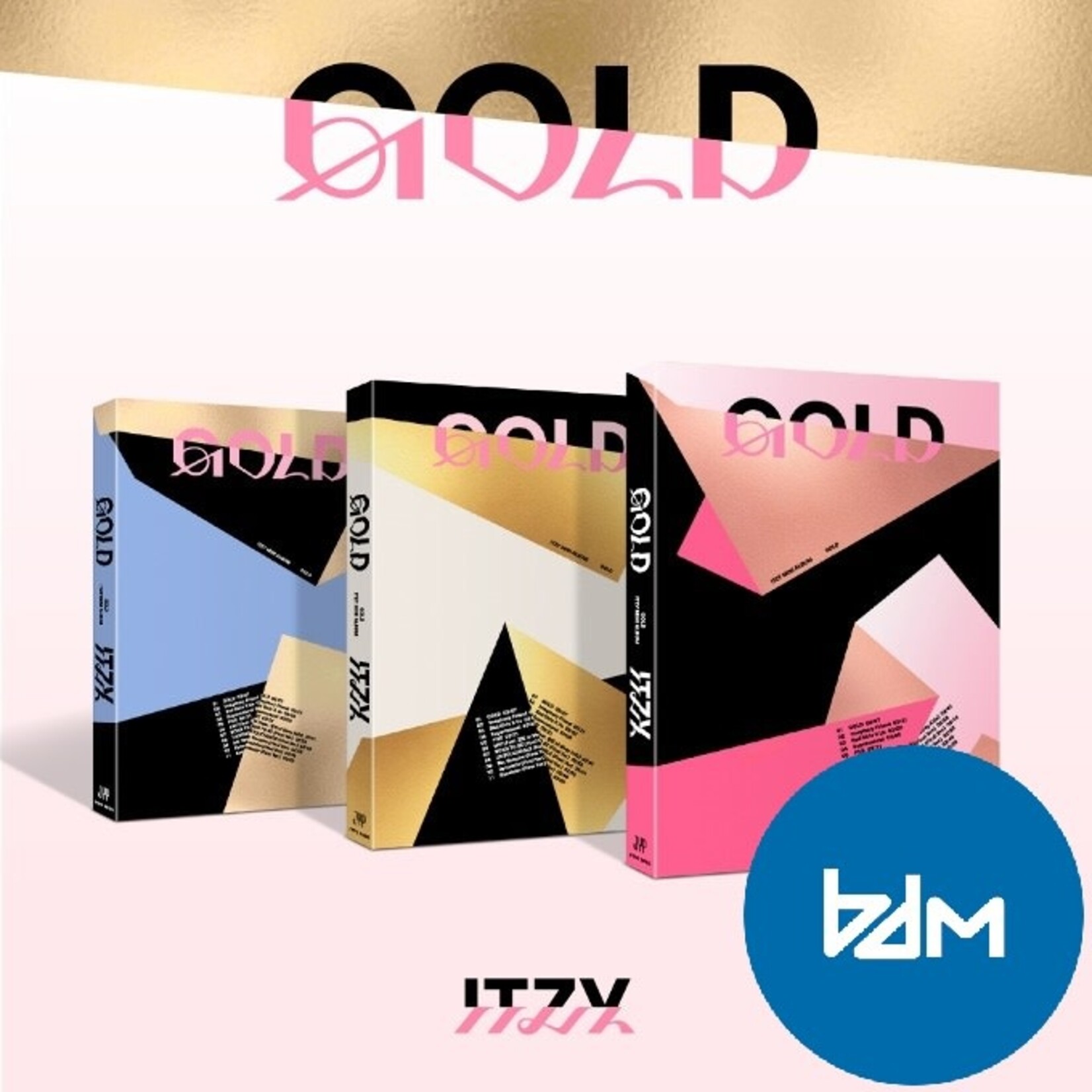 Itzy ITZY - [GOLD] (STANDARD VER.) + Random Photocard (BDM)