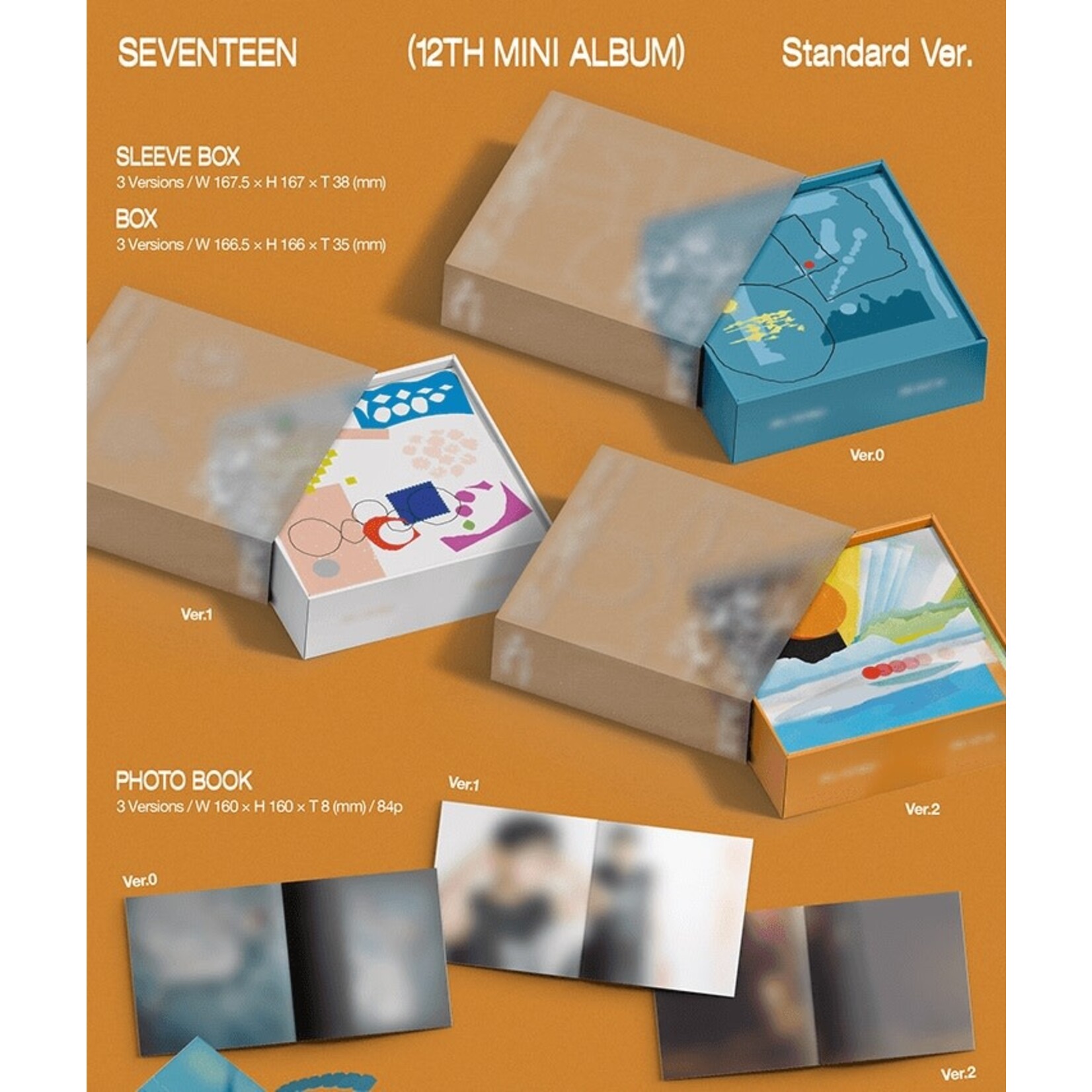 Seventeen SEVENTEEN - [12th Mini Album] (Standard Ver.) + Weverse Gift (WS)