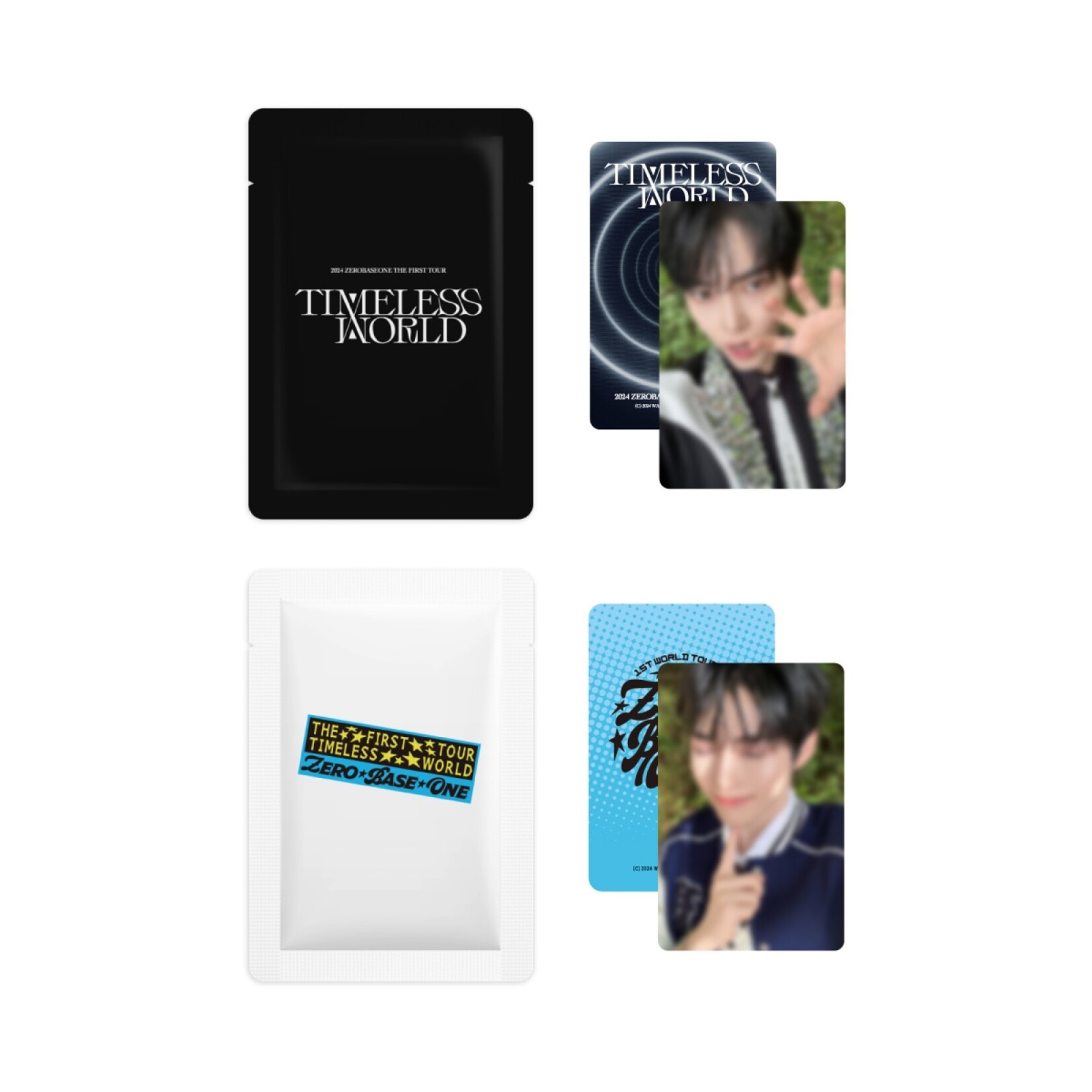 ZeroBaseOne ZEROBASEONE - 2024 ZEROBASEONE THE FIRST TOUR [TIMELESS WORLD] OFFICIAL MD : TRADING CARD