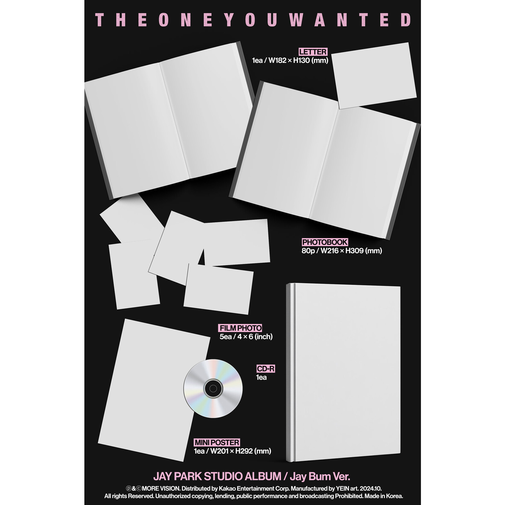 Jay Park Jay Park - THE ONE YOU WANTED Jay Burn ver.