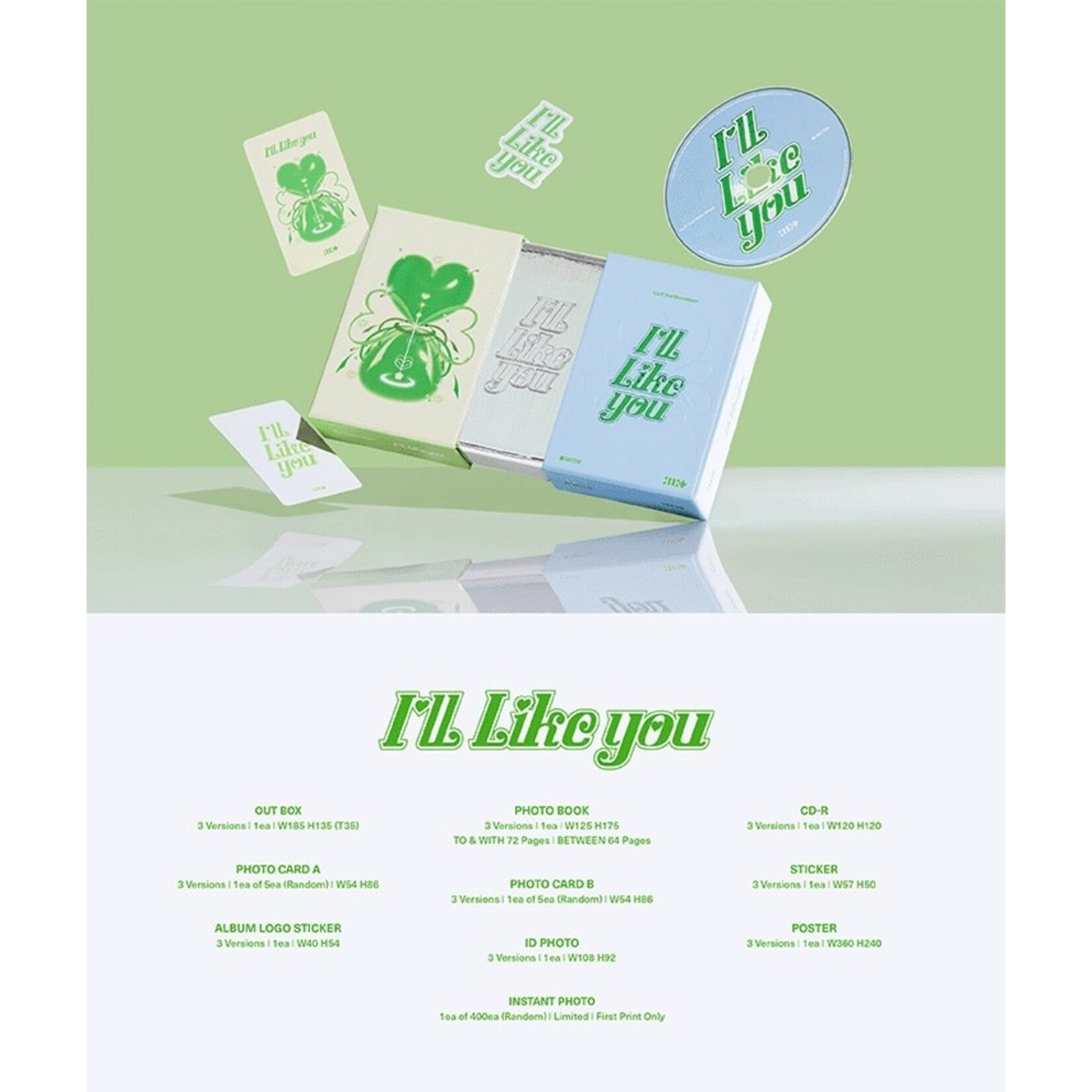 ILLIT ILLIT - 2nd Mini Album [I'LL LIKE YOU] (Standard Ver.) + Weverse Gift (WS)