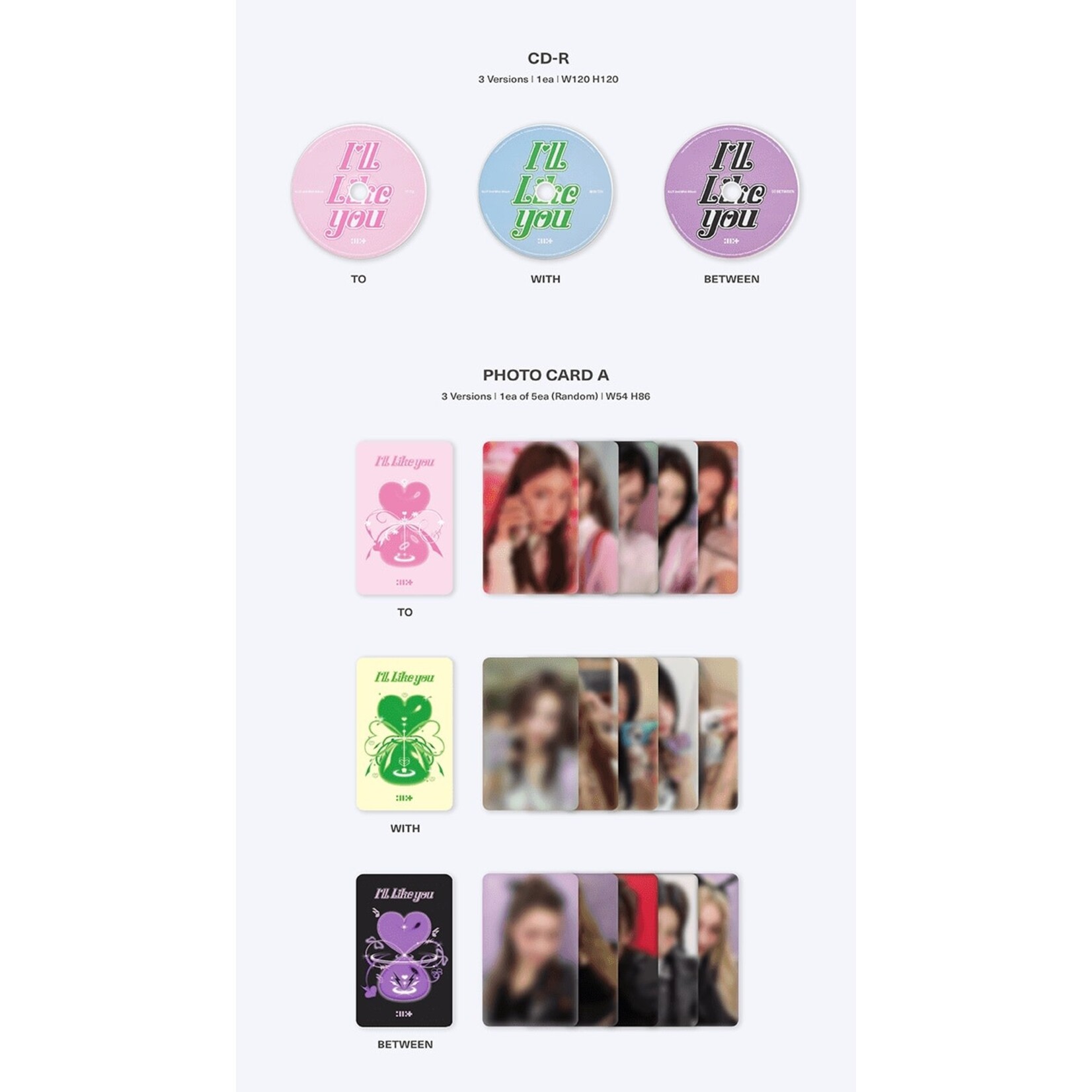 ILLIT ILLIT - 2nd Mini Album [I'LL LIKE YOU] (Standard Ver.) + Weverse Gift (WS)