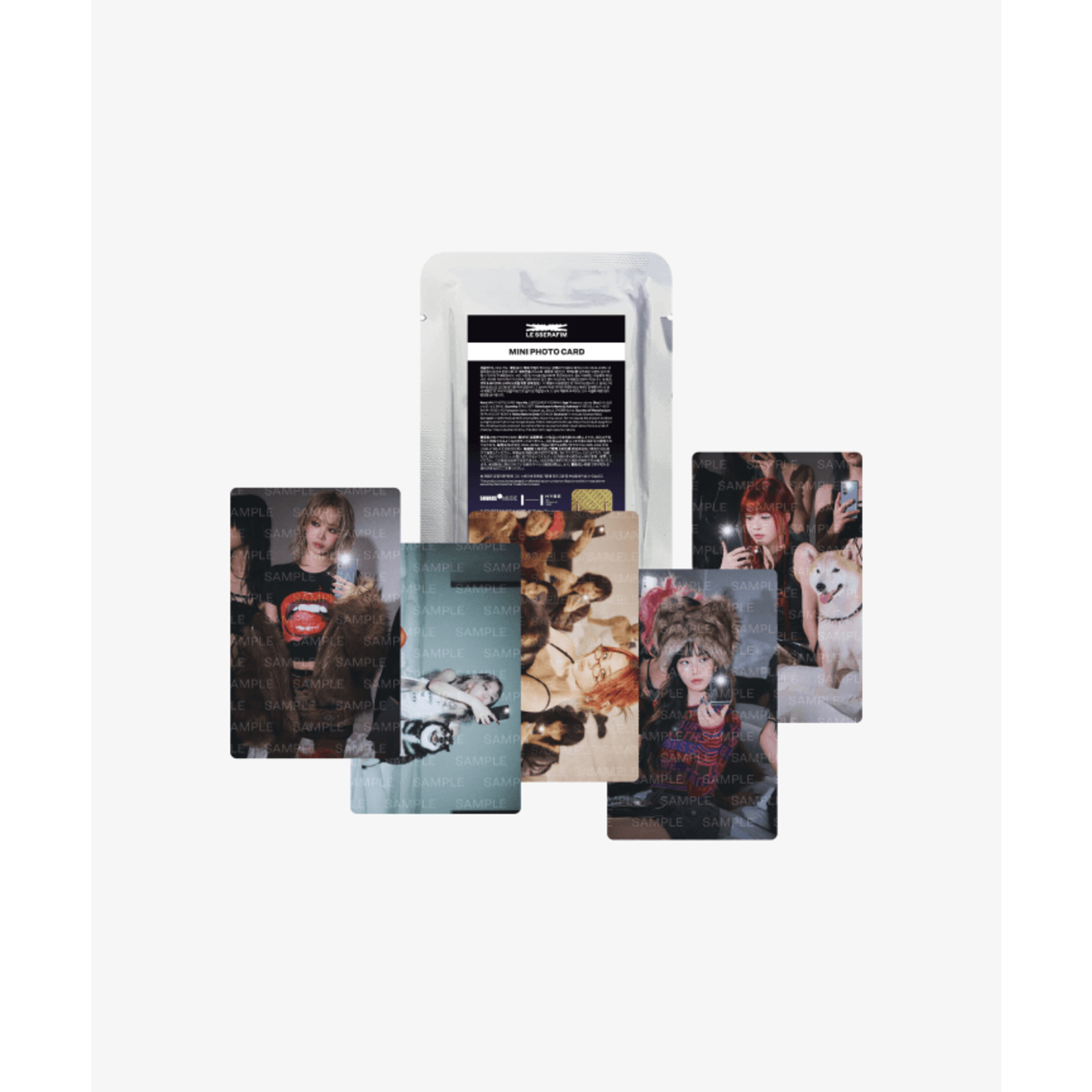 Le Sserafim Le Sserafim - Mini Photo card pack 'CRAZY'