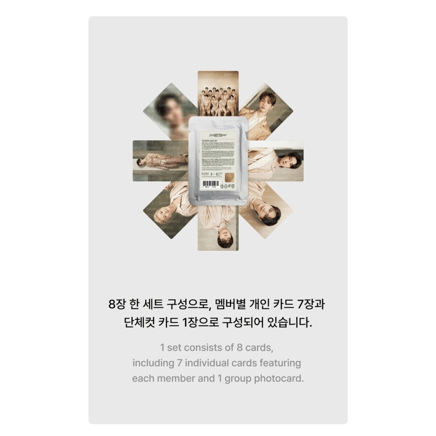Seventeen SEVENTEEN - [RIGHT HERE] WORLD TOUR Trading Card Set