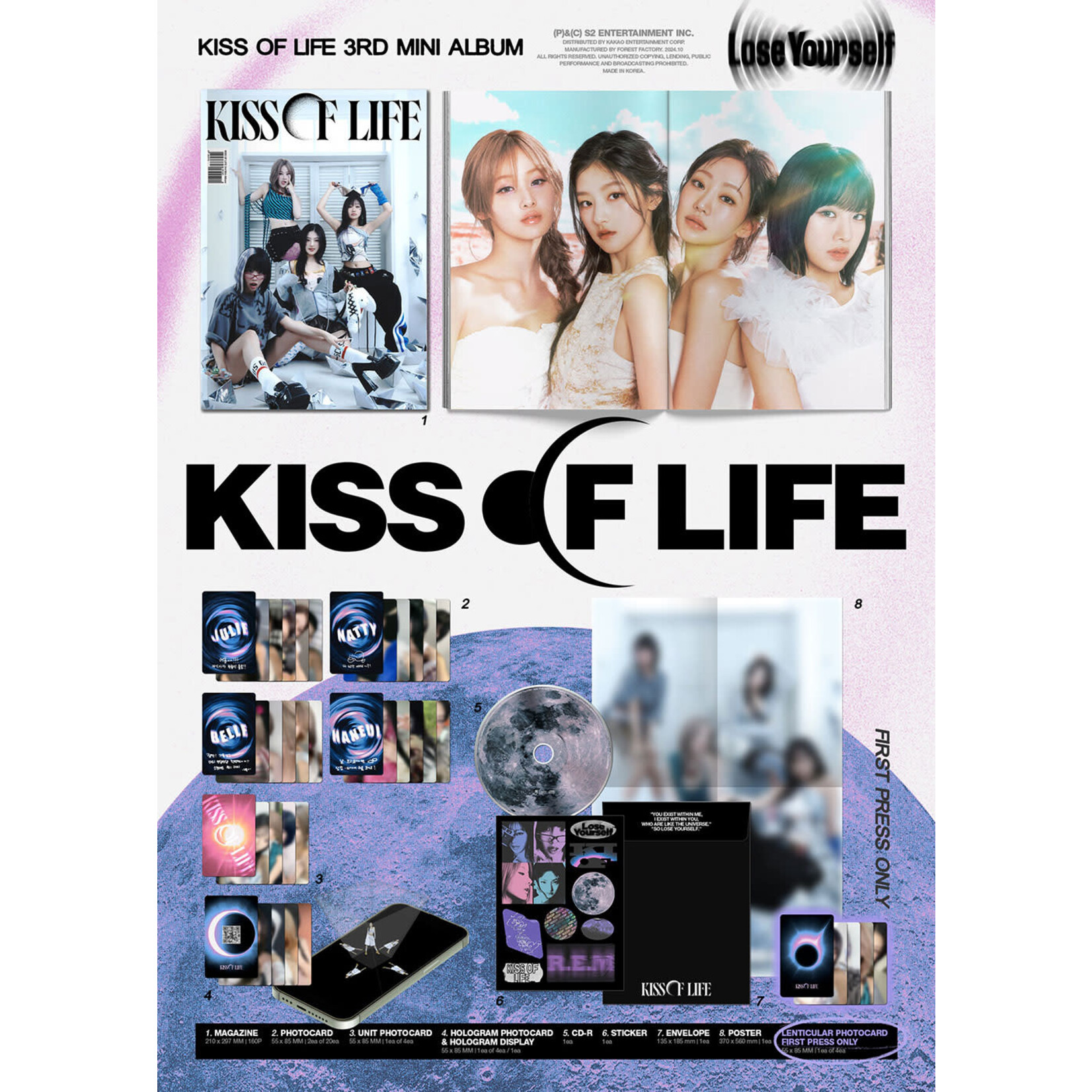 KISS OF LIFE KISS OF LIFE - 3rd Mini Album [Lose Yourself] (Magazine Ver.)