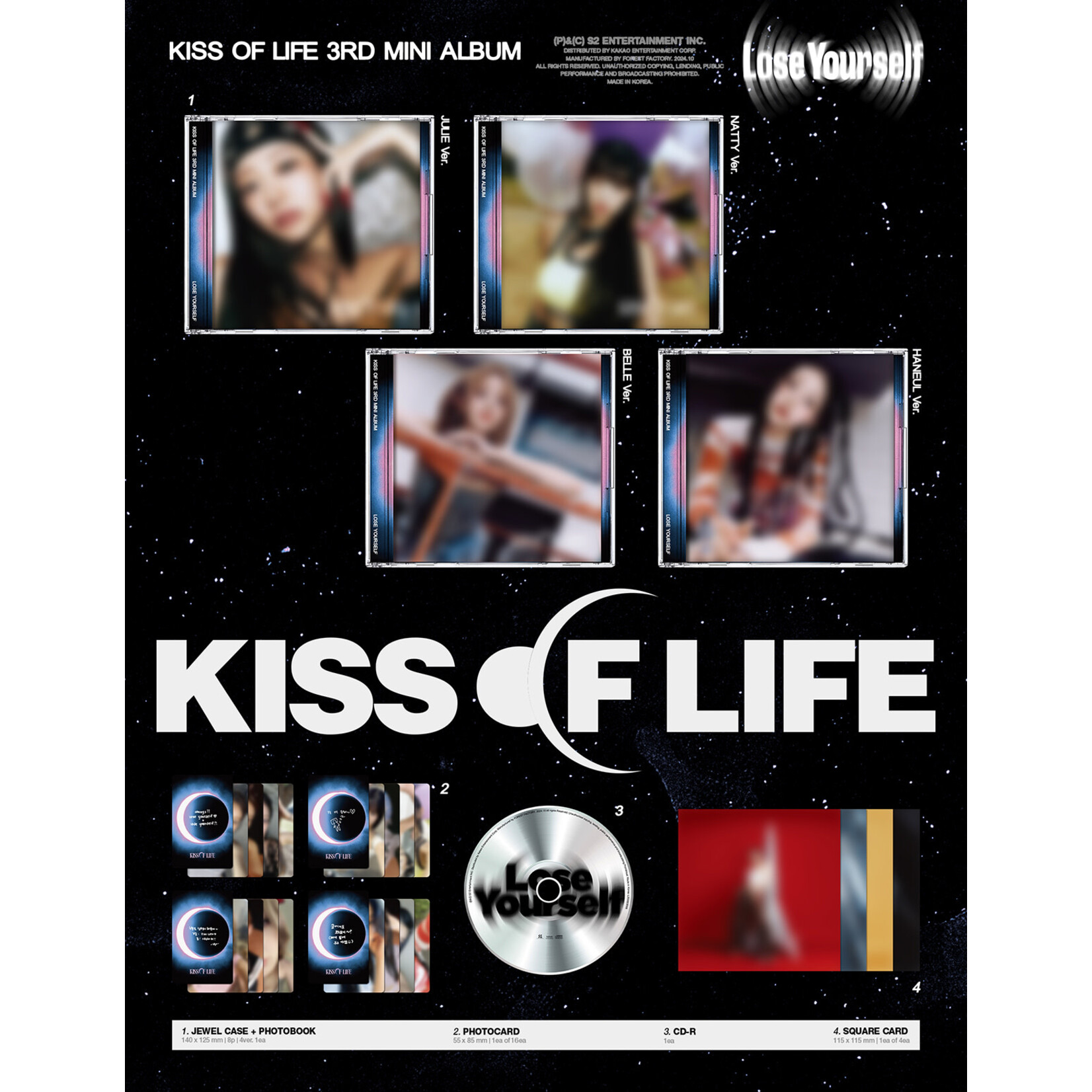 KISS OF LIFE KISS OF LIFE - 3rd Mini Album [Lose Yourself] (Jewel Ver.)