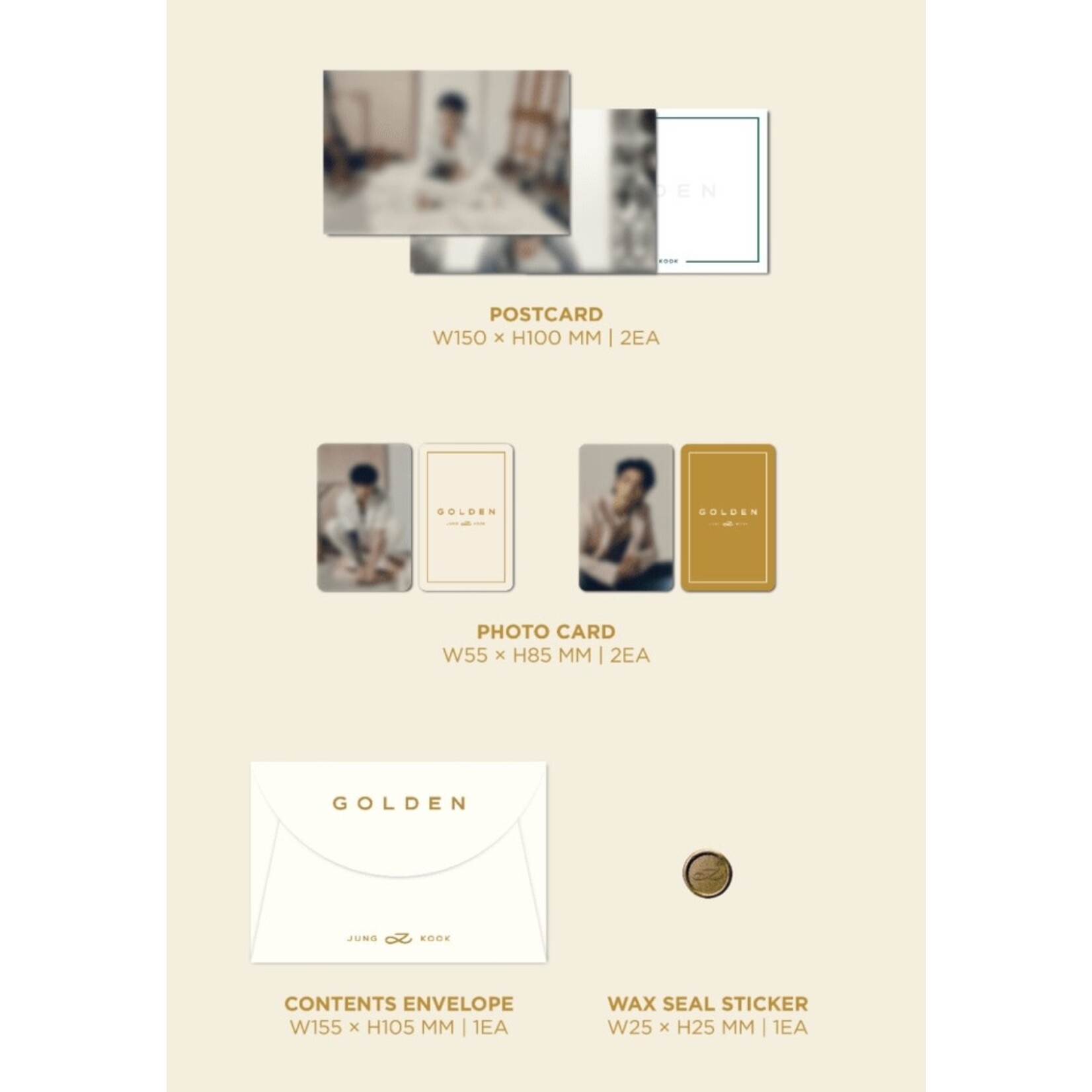 BTS JUNGKOOK (BTS) - GOLDEN LP