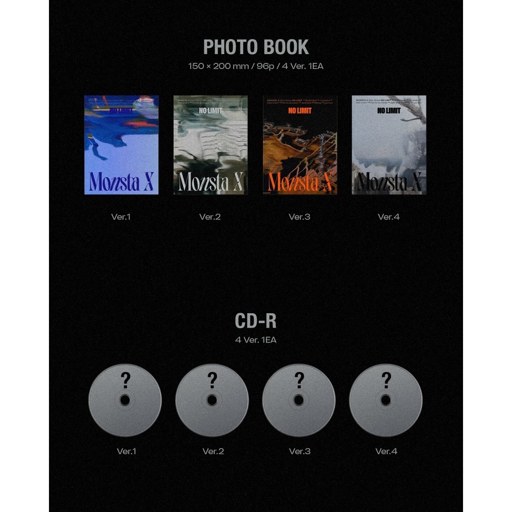 Monsta X MONSTA X - 10th Mini 【NO LIMIT】(Photobook ver.)