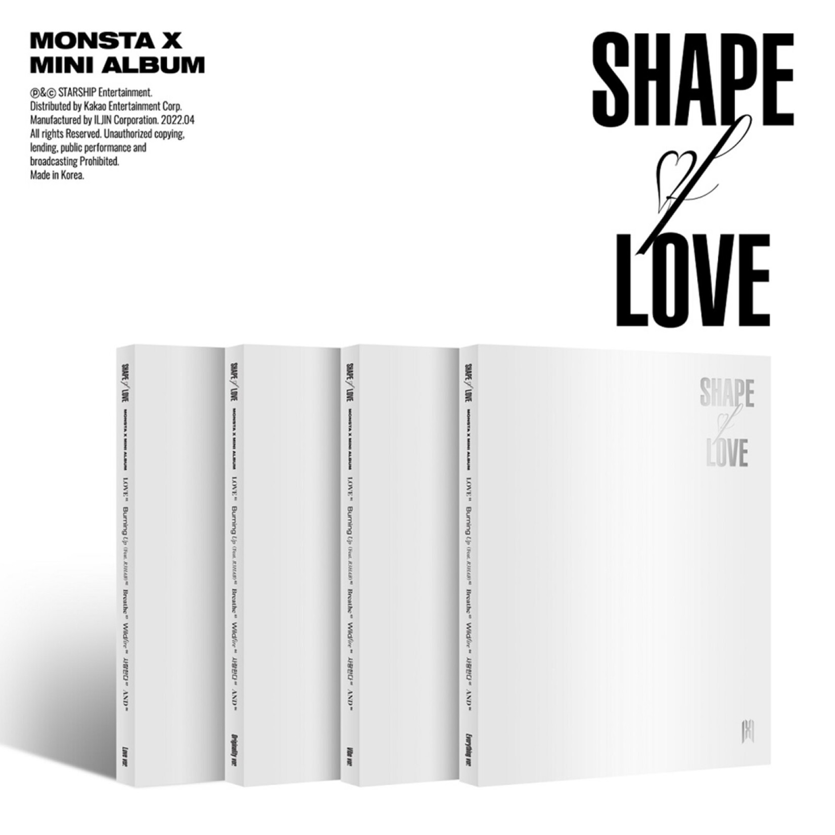 Monsta X MONSTA X - 11TH MINI [SHAPE of LOVE] (Photobook ver.)