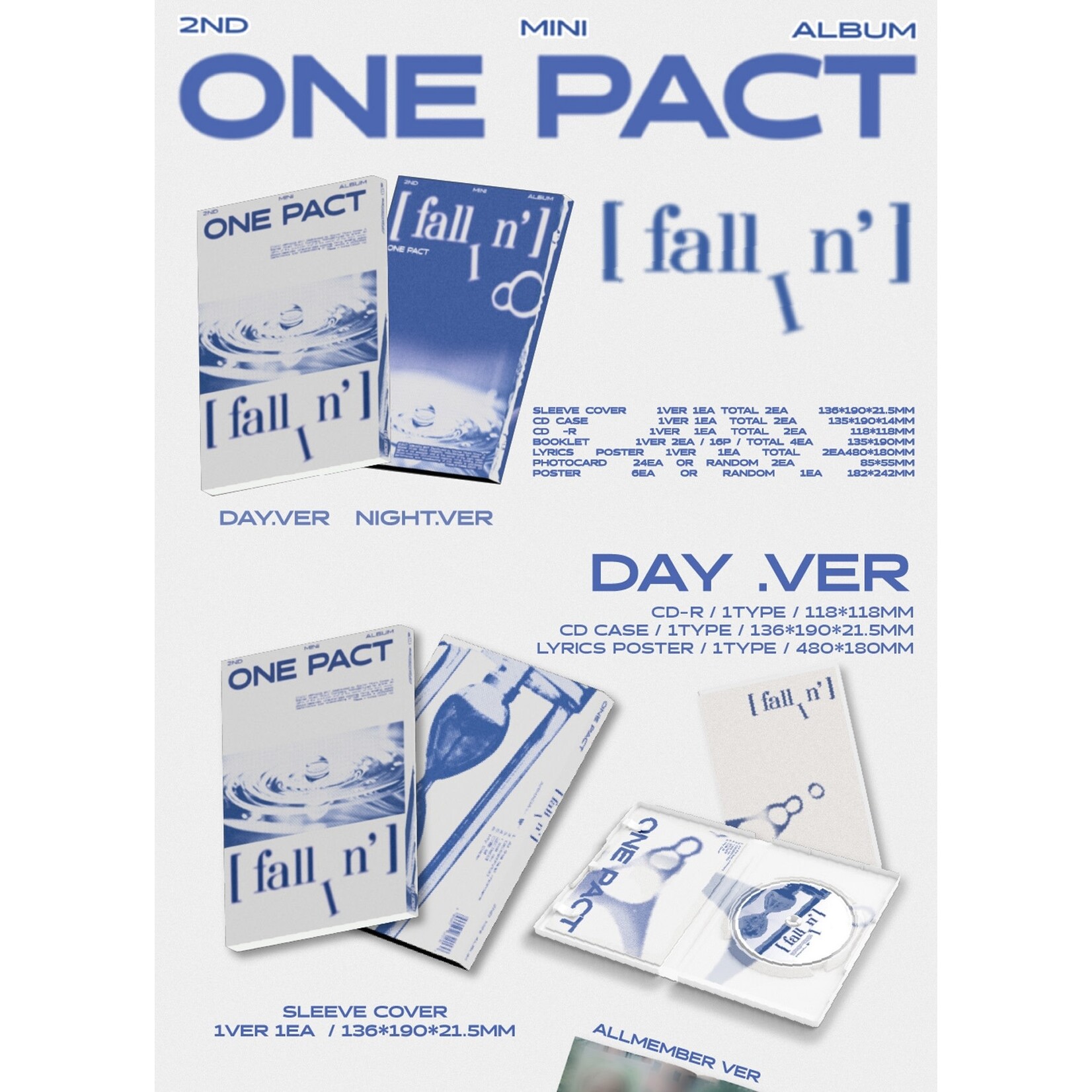 One Pact ONE PACT - 2nd Mini Album [fallIn’] (Photobook ver.)