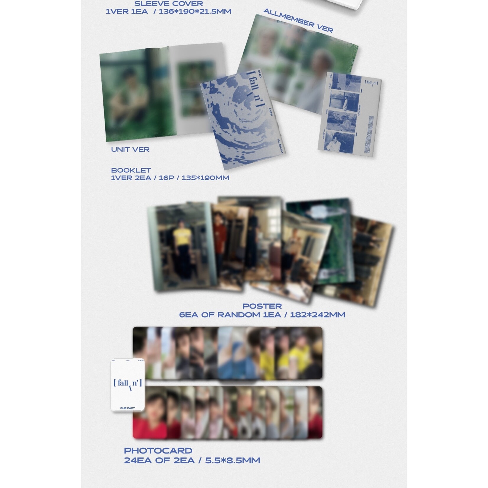 One Pact ONE PACT - 2nd Mini Album [fallIn’] (Photobook ver.)