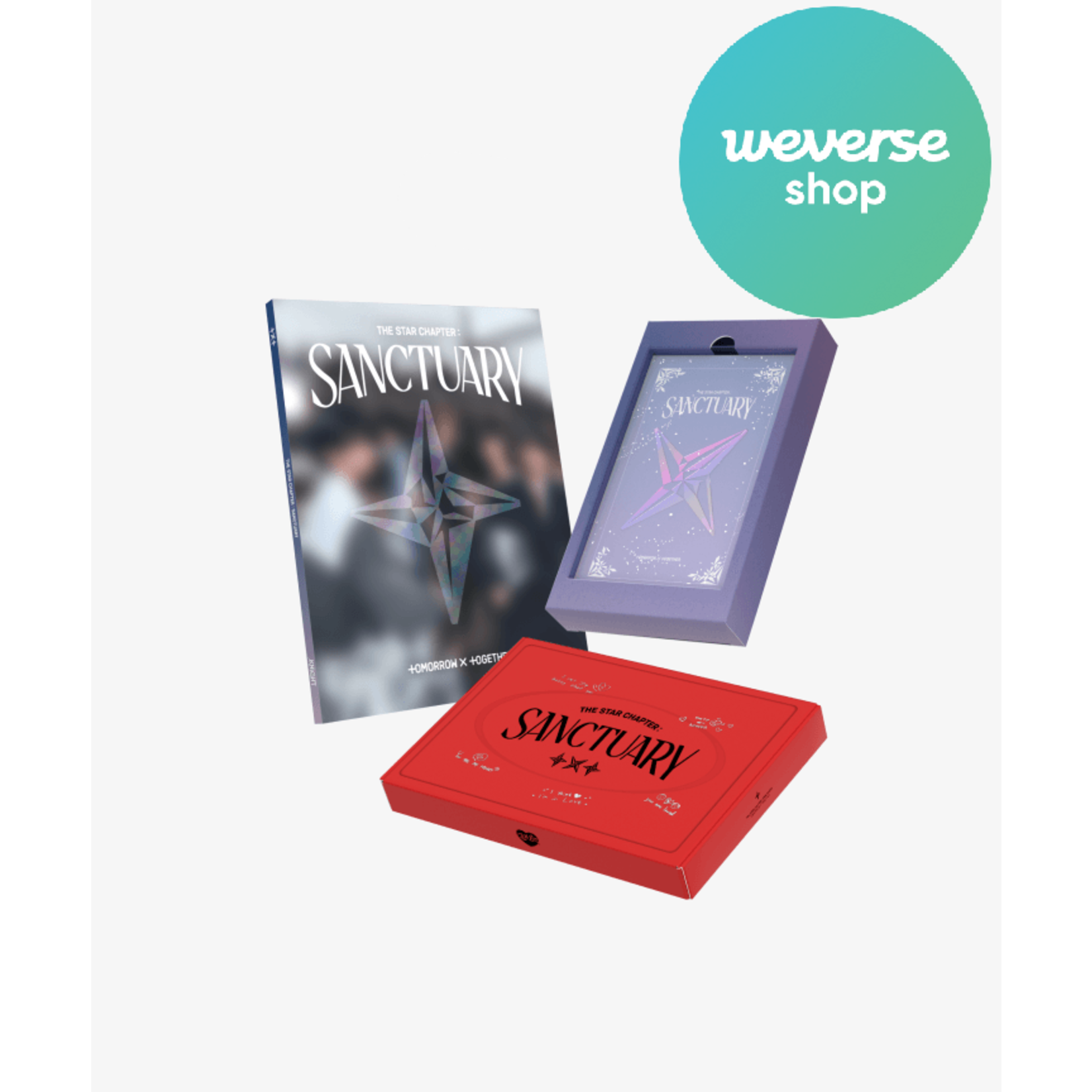 TXT TOMORROW X TOGETHER (TXT) - The Star Chapter: SANCTUARY (Photobook ver.) + Weverse Gift (WS)