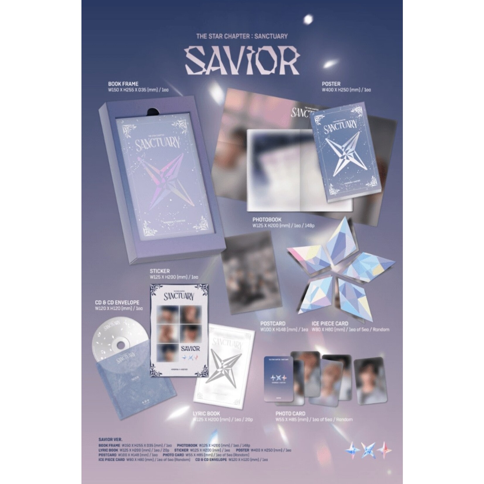 TXT TOMORROW X TOGETHER (TXT) - The Star Chapter: SANCTUARY (Photobook ver.) + Weverse Gift (WS)