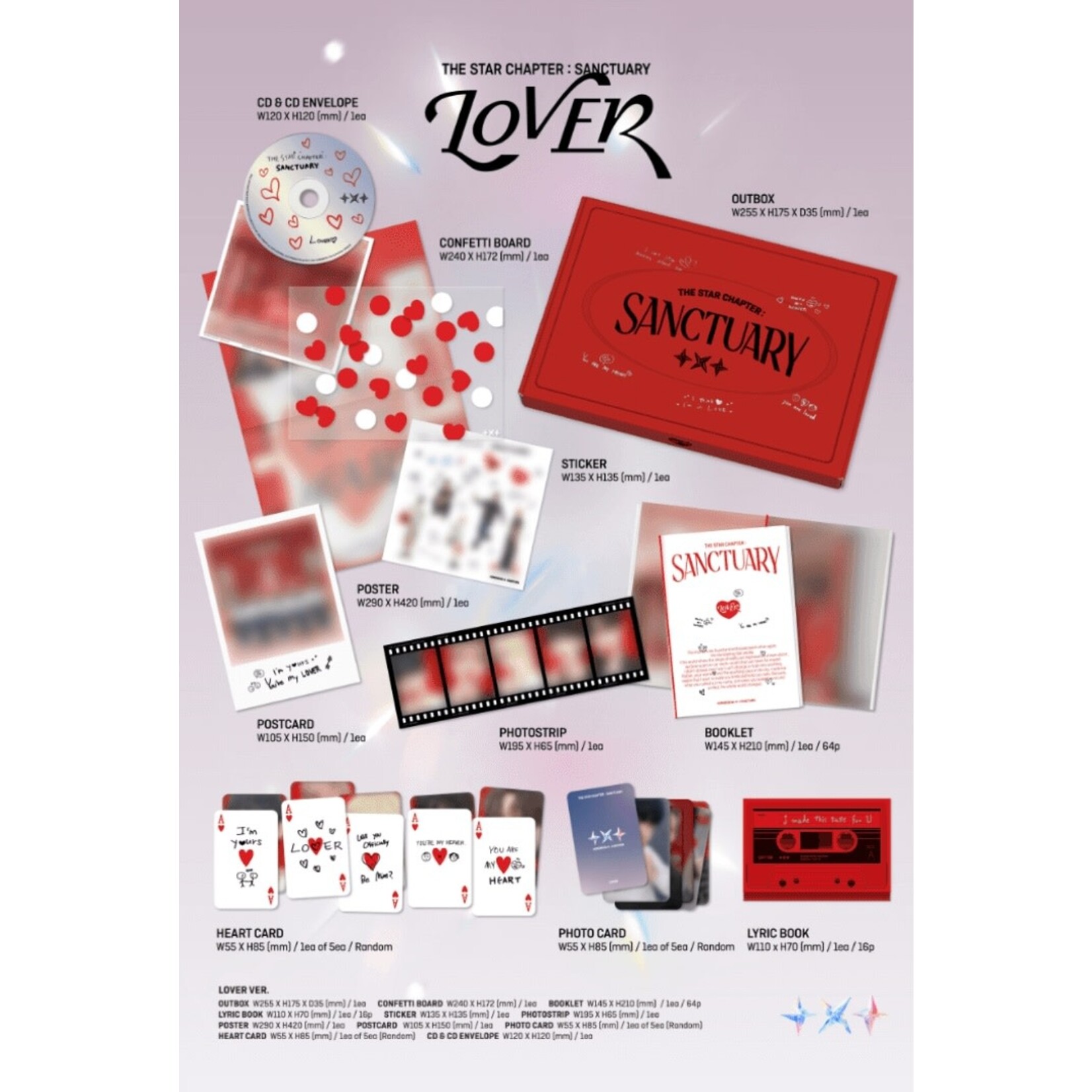 TXT TOMORROW X TOGETHER (TXT) - The Star Chapter: SANCTUARY (Photobook ver.) + Weverse Gift (WS)