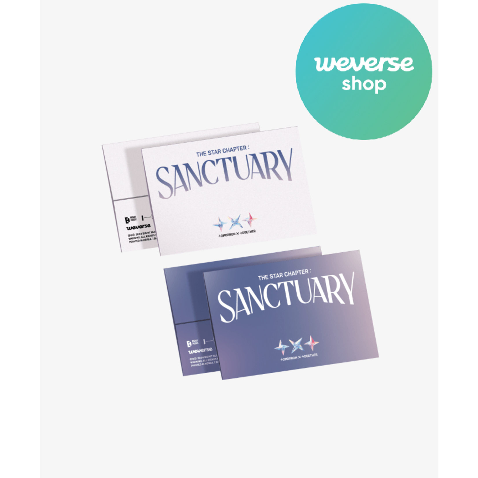 TXT TOMORROW X TOGETHER (TXT) - The Star Chapter: SANCTUARY(Weverse Albums ver.) + Weverse Gift (WS)