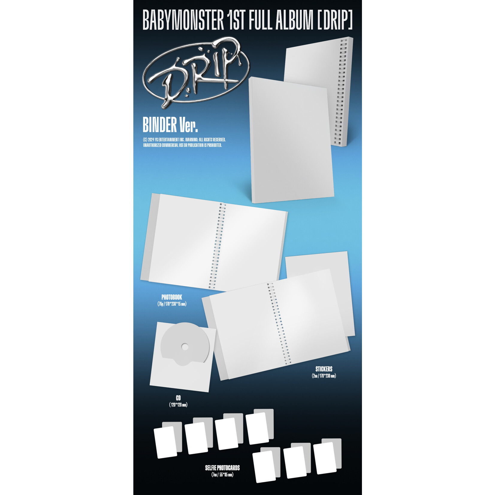 BABYMONSTER BABYMONSTER - 1st FULL ALBUM [DRIP] (BINDER Ver.)