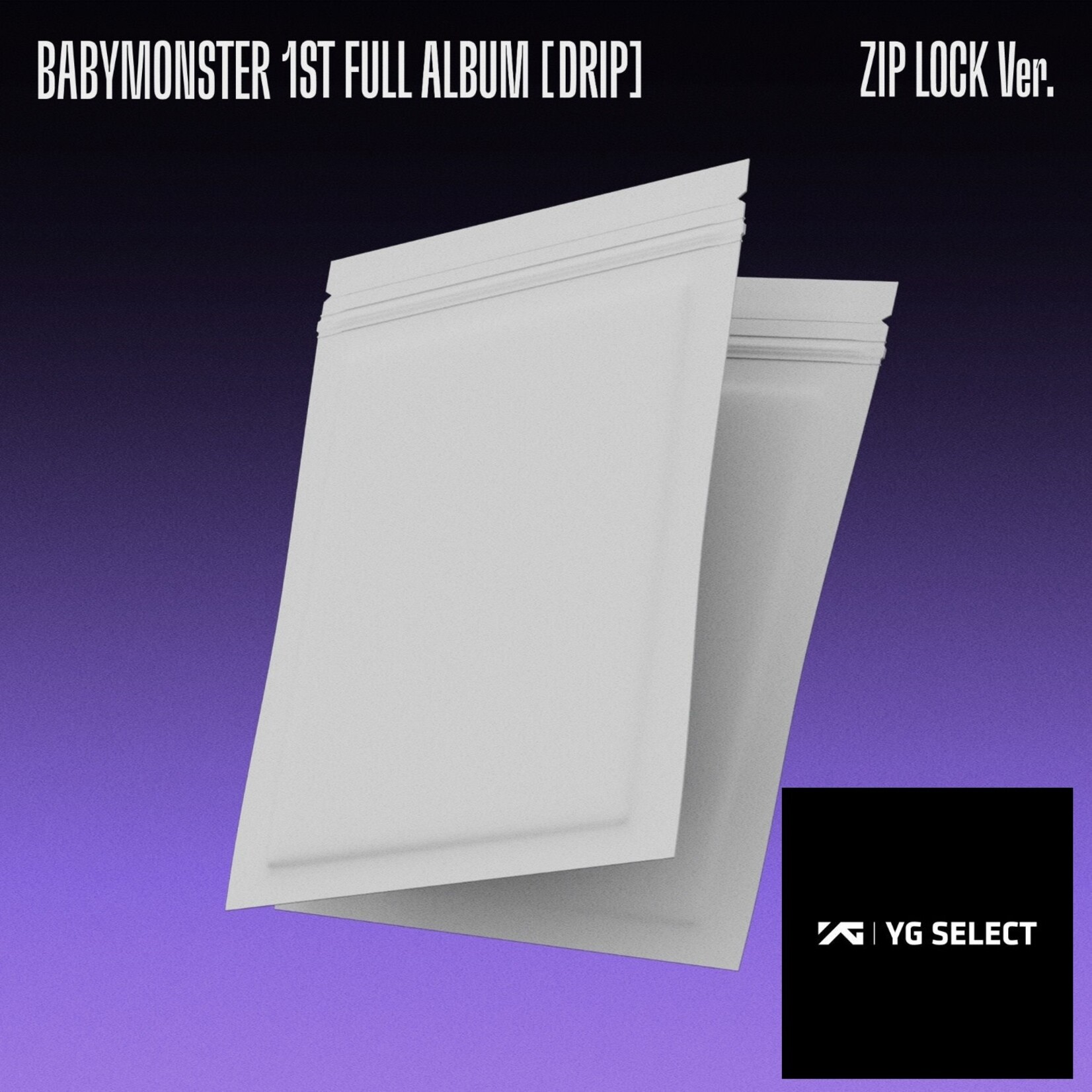 BABYMONSTER BABYMONSTER - 1st FULL ALBUM [DRIP] (ZIP LOCK Ver.) + Random Photocard A VER (YG)