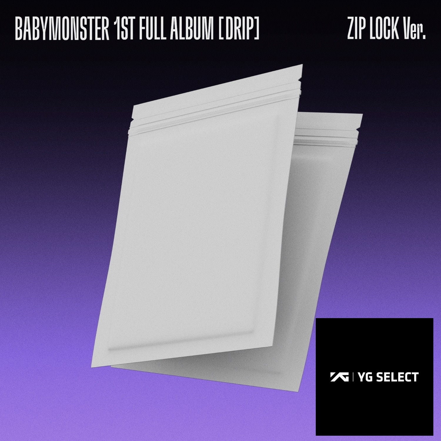 BABYMONSTER 1st FULL ALBUM DRIP (ZIP LOCK Ver ) Random Photocard BABYMONSTER 1st FULL ALBUM DRIP (ZIP LOCK Ver ) Random Photocard