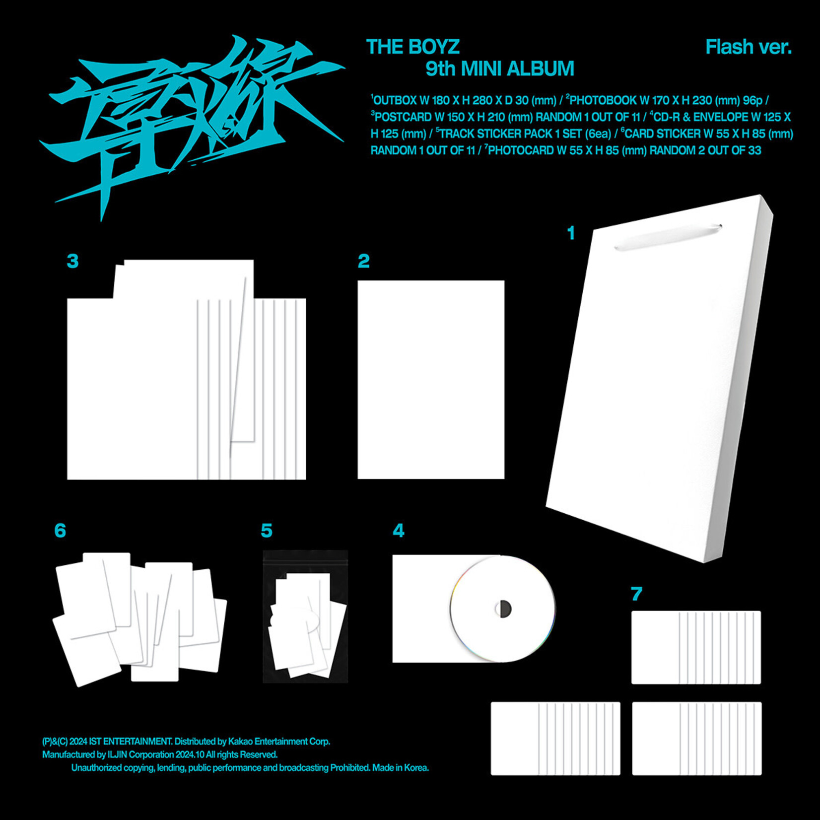 The Boyz THE BOYZ - 9th MINI ALBUM [導火線 (도화선)]