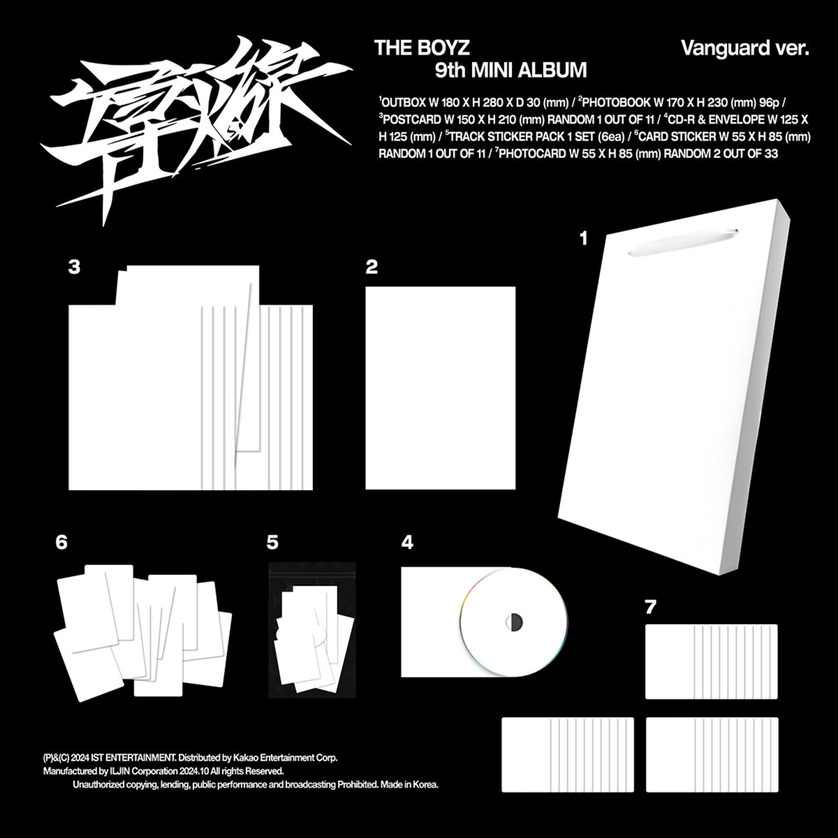 The Boyz THE BOYZ - 9th MINI ALBUM [導火線 (도화선)]