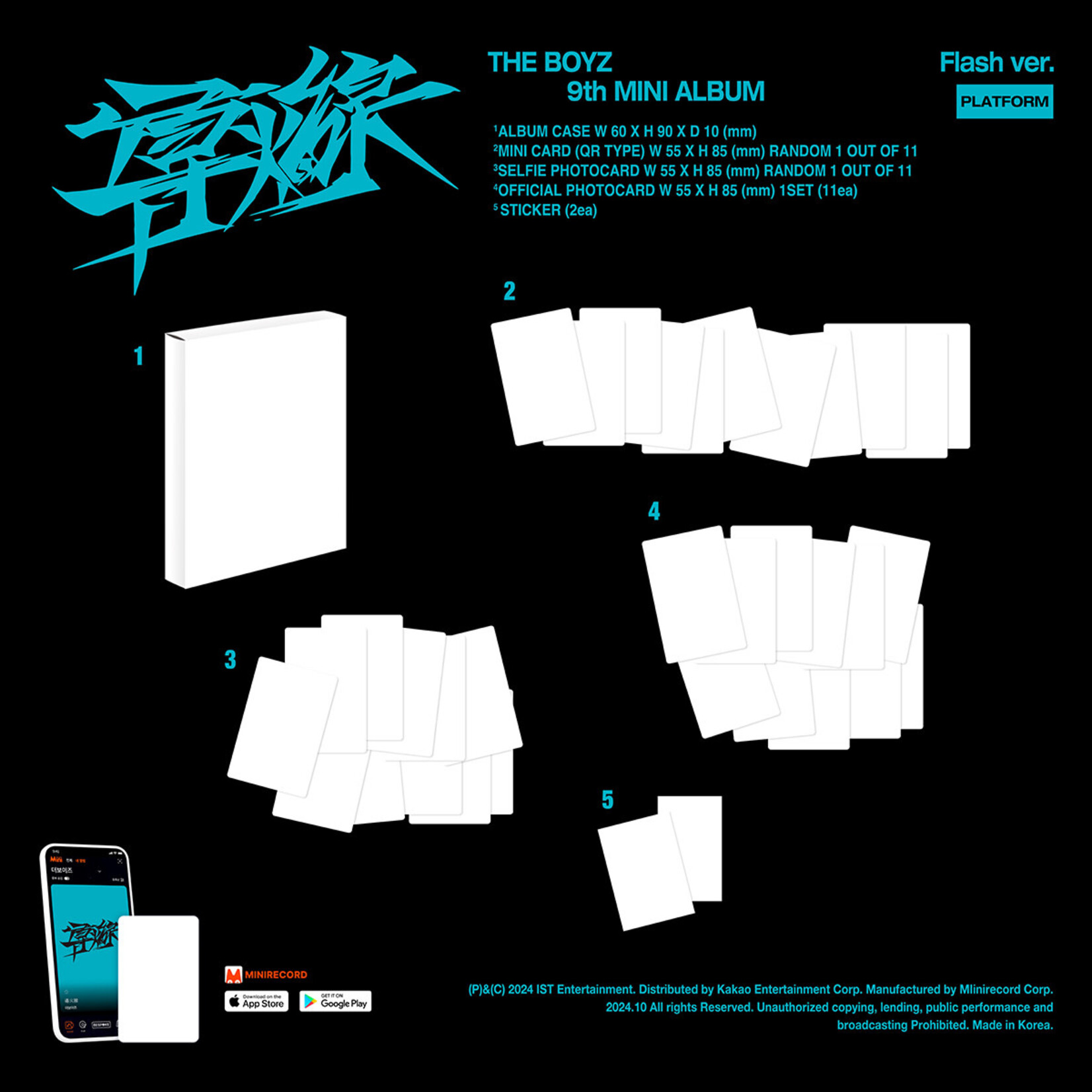 The Boyz THE BOYZ - 9th MINI ALBUM [導火線 (도화선)] (Platform ver.)