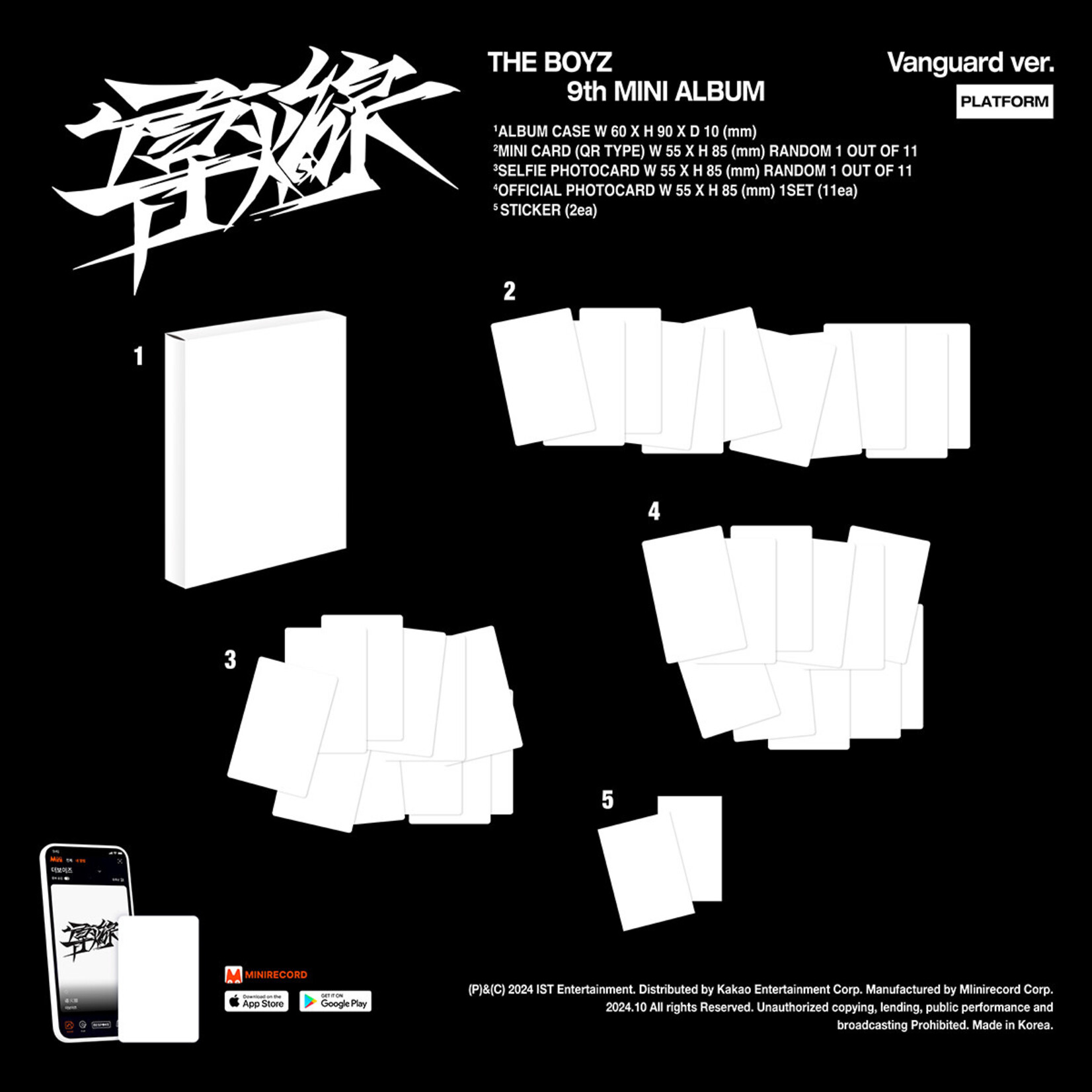 The Boyz THE BOYZ - 9th MINI ALBUM [導火線 (도화선)] (Platform ver.)