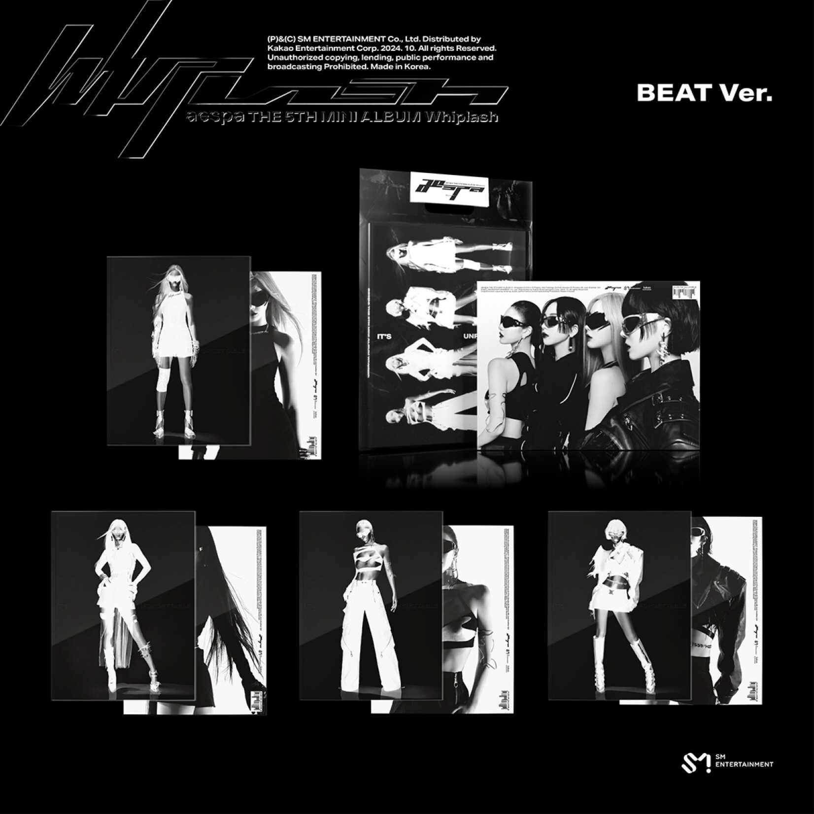 Aespa aespa - 5th Mini Album [Whiplash] (BEAT Ver.) + Random Photocard (SW)