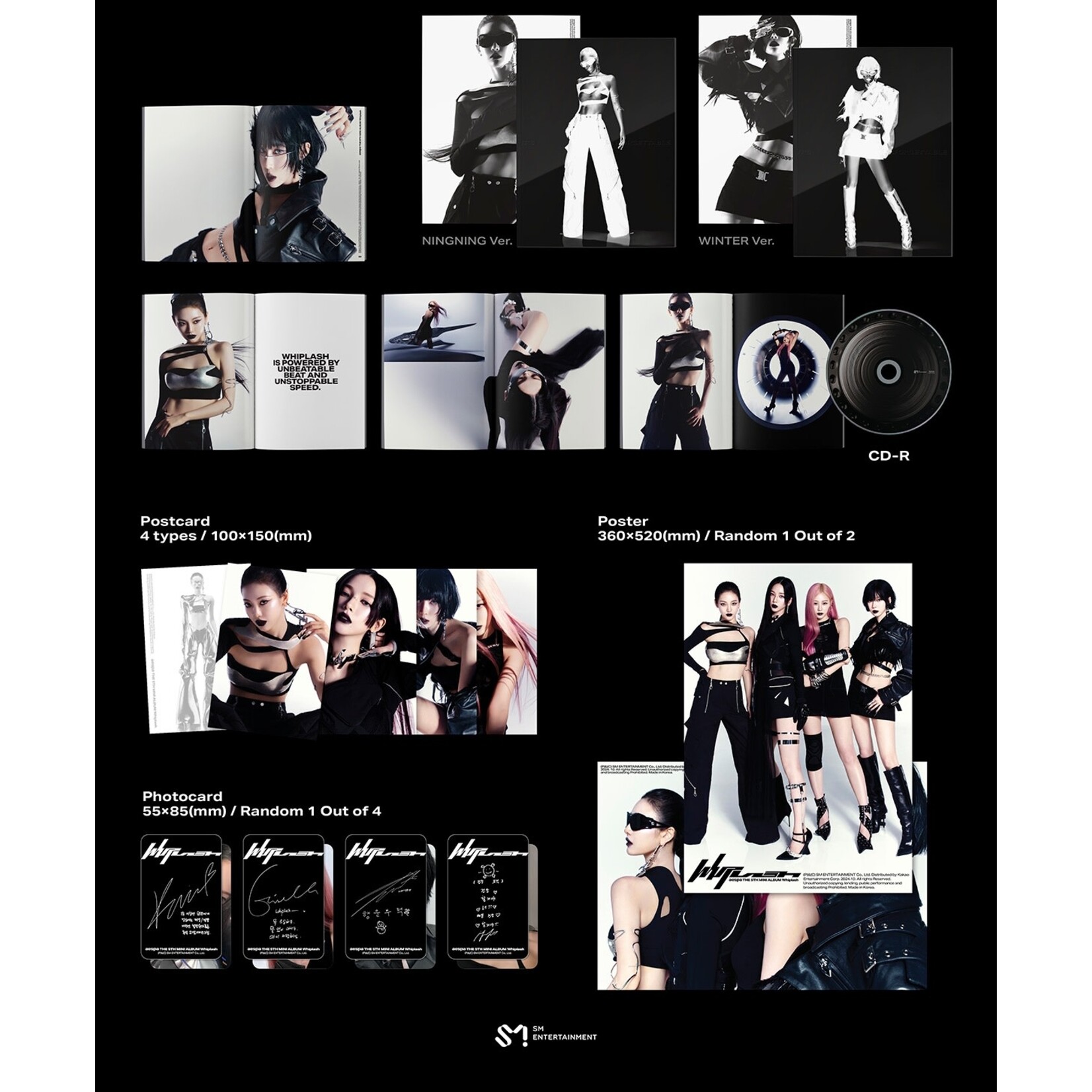 Aespa aespa - 5th Mini Album [Whiplash] (BEAT Ver.) + Random Photocard (SW)