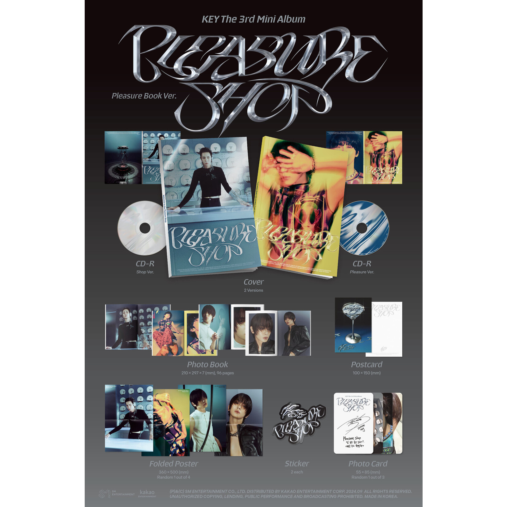 Shinee KEY - 3rd Mini Album [Pleasure Shop] (Photo Book Ver.) + Random Photocard (SW)