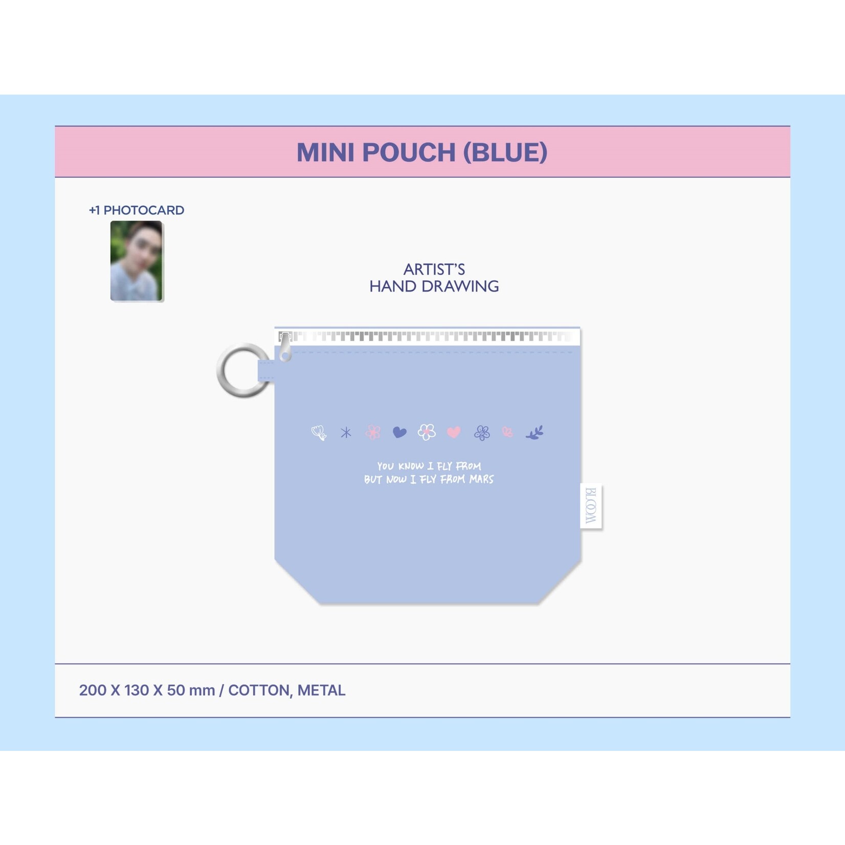EXO DOH KYUNG SOO - FAN CONCERT [BLOOM THE FINAL] MD 01. MINI POUCH