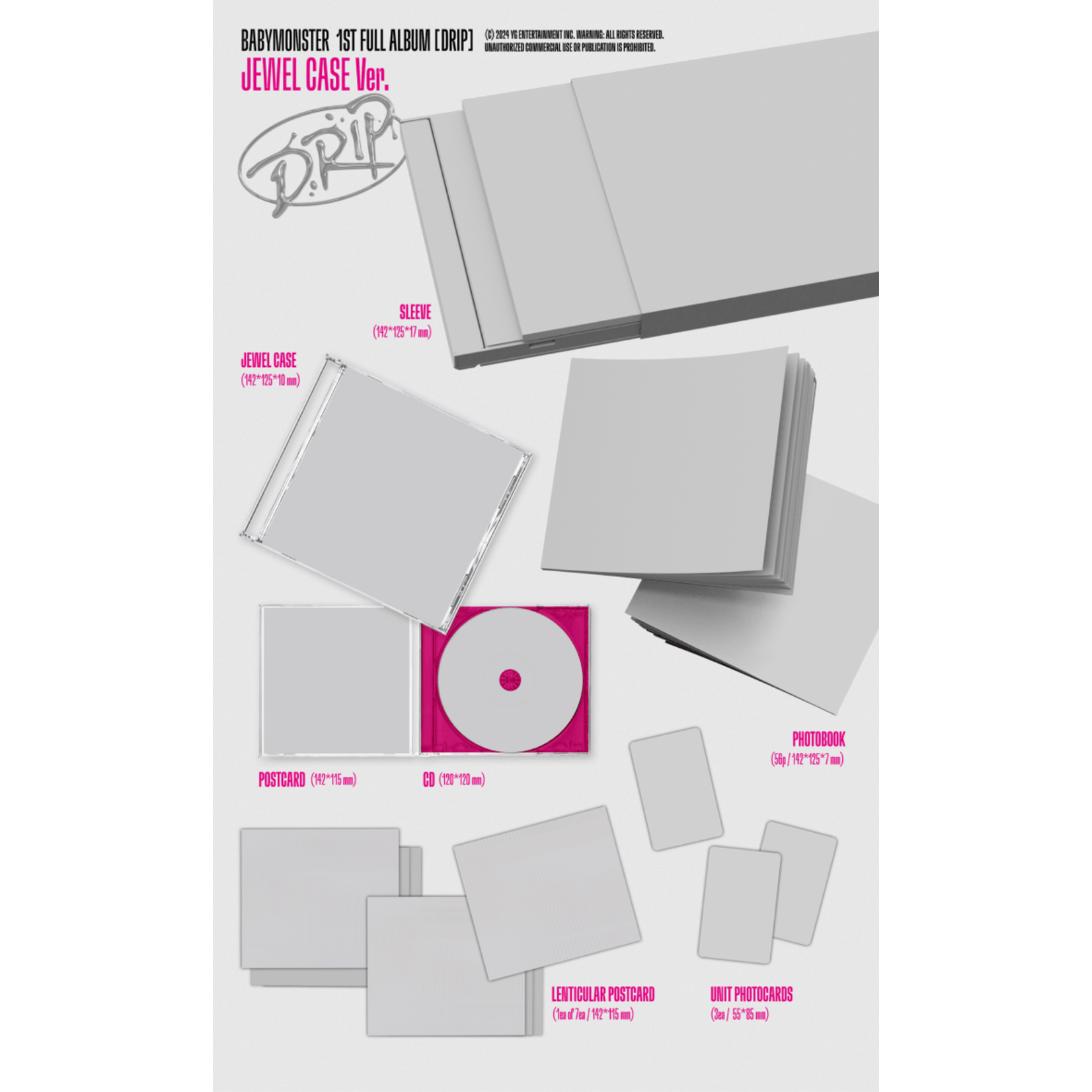 BABYMONSTER BABYMONSTER - 1st FULL ALBUM [DRIP] (JEWEL CASE Ver.)